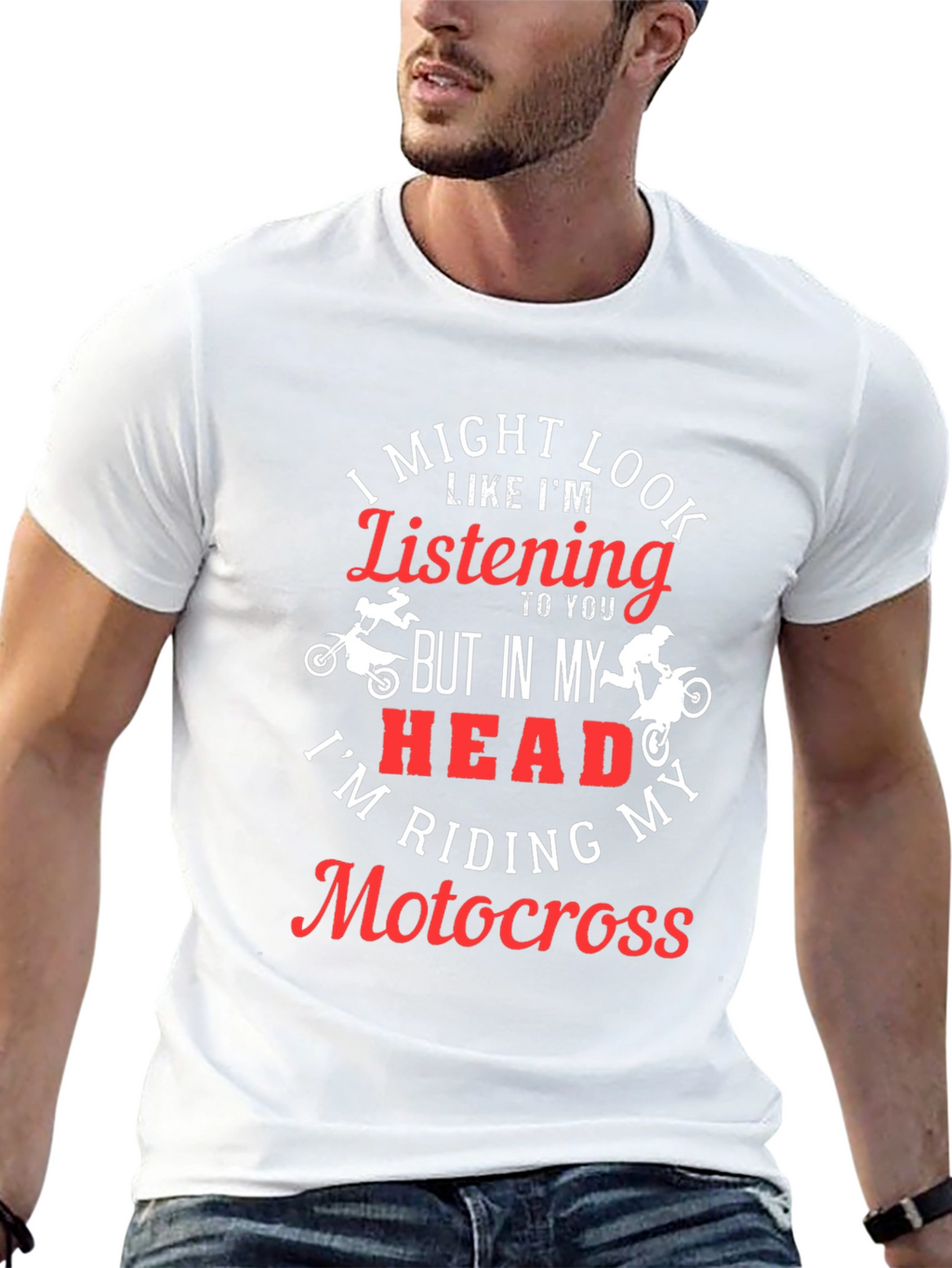 Motocross Rider T-Shirt - Im Riding Motocross