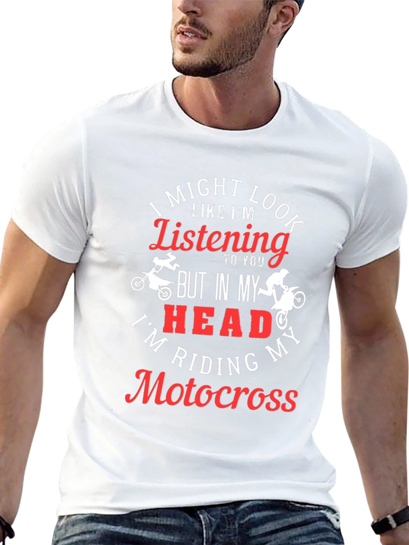 Motocross Rider T-Shirt - Im Riding Motocross