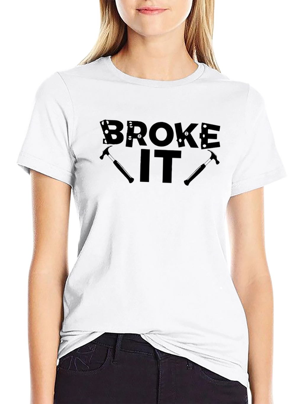 Broke It Hammer Graphic T-Shirt