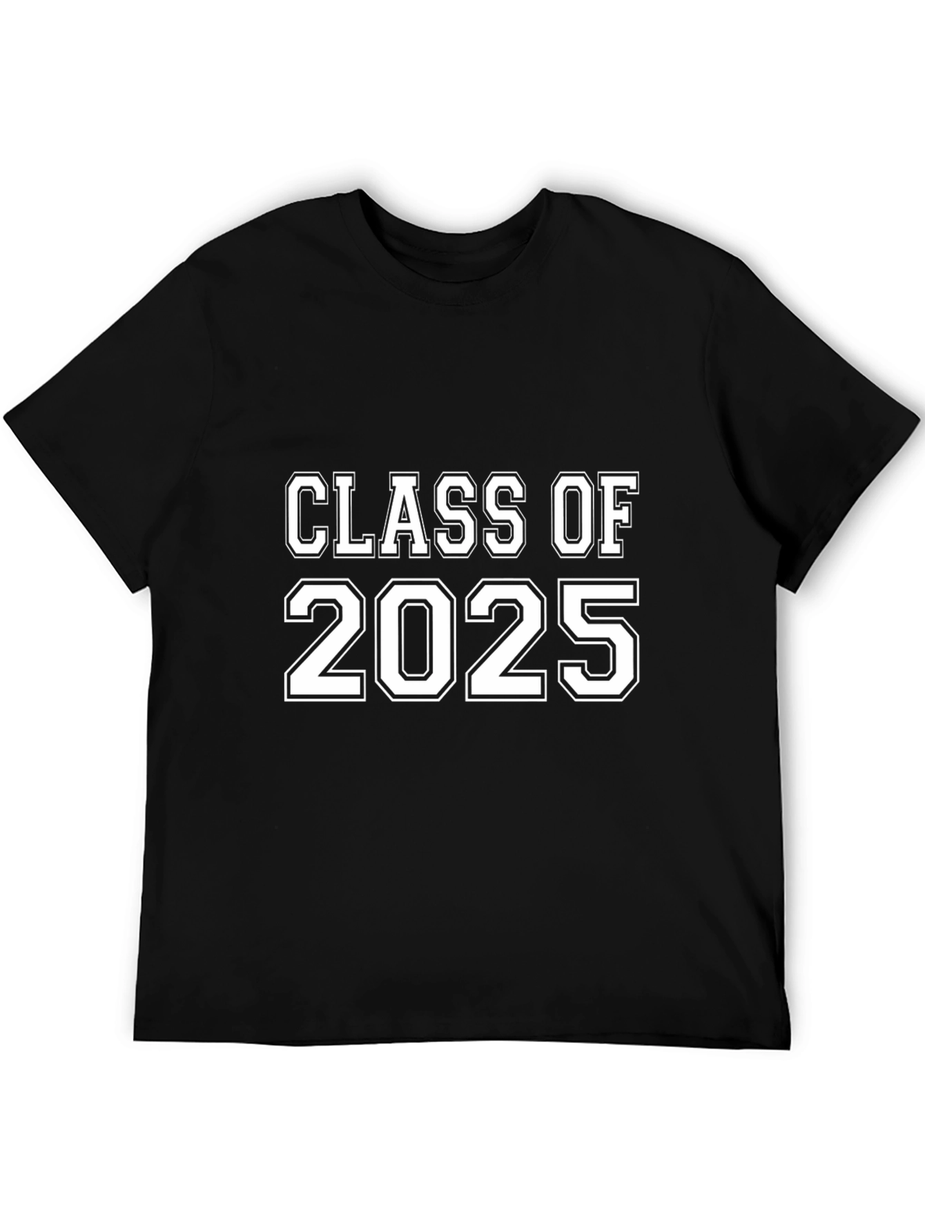 Class of 2025 Black Graphic Tee