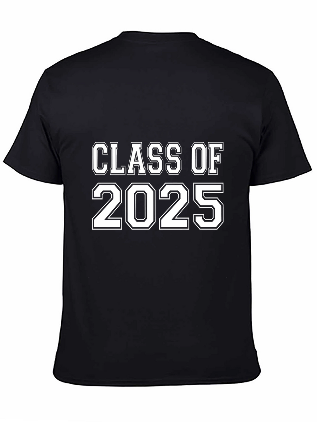Class of 2025 Black Graphic Tee