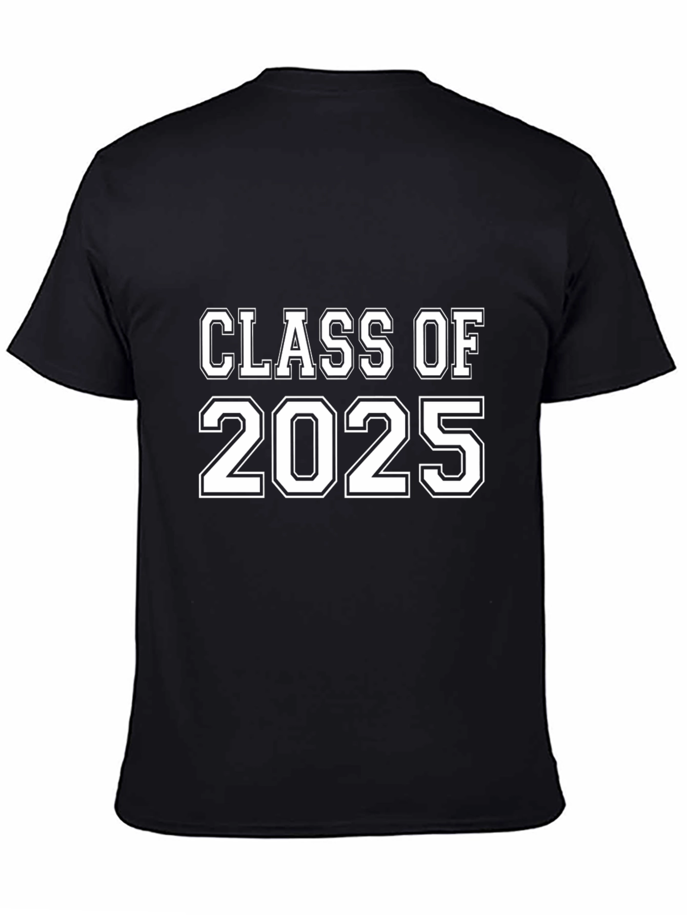 Class of 2025 Black Graphic Tee