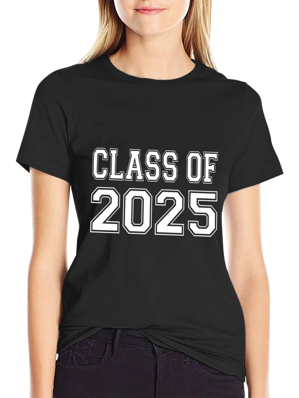 Class of 2025 Black Graphic Tee