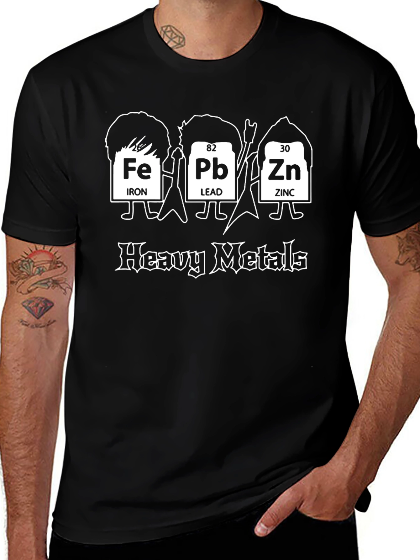 Heavy Metals T-Shirt - Periodic Table Rock