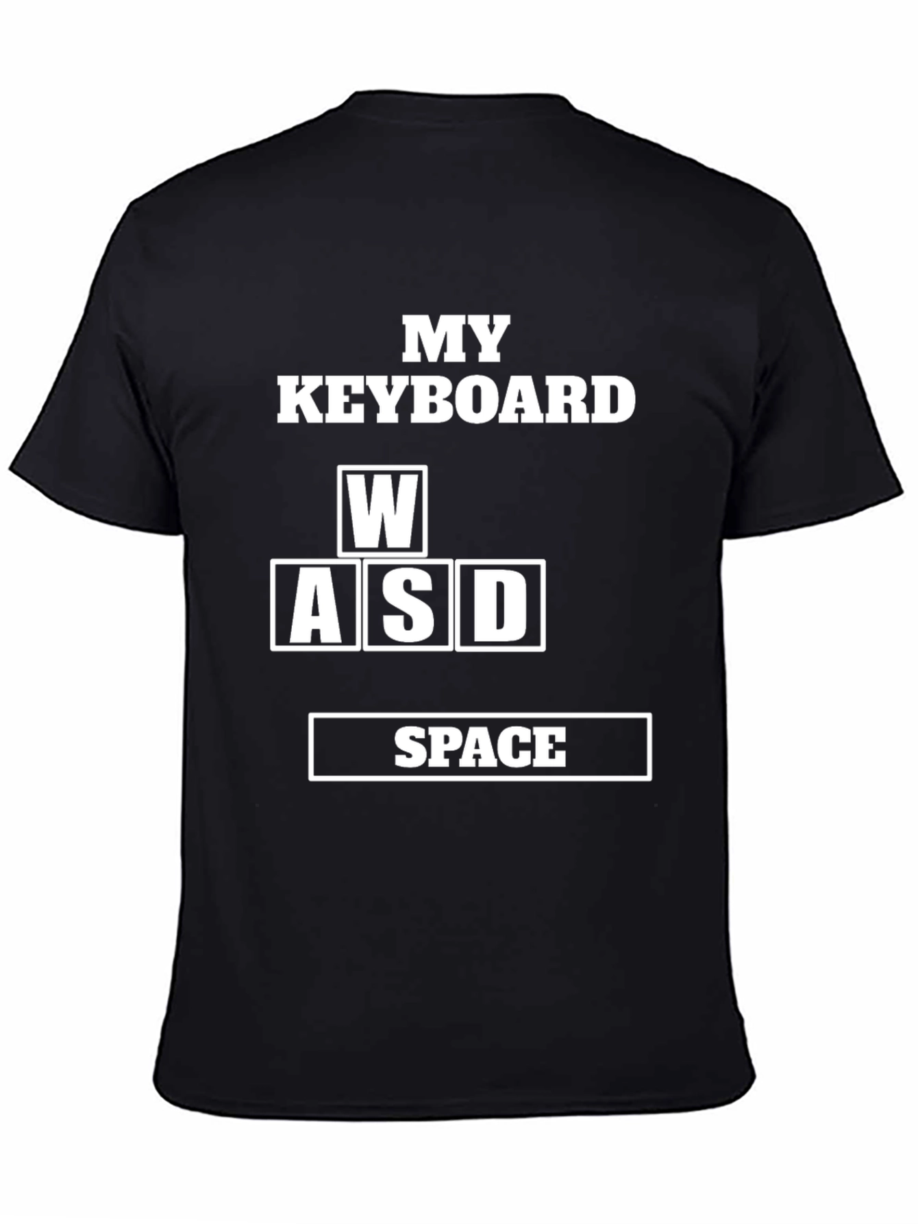 Gamer Keyboard WASD Space T-Shirt