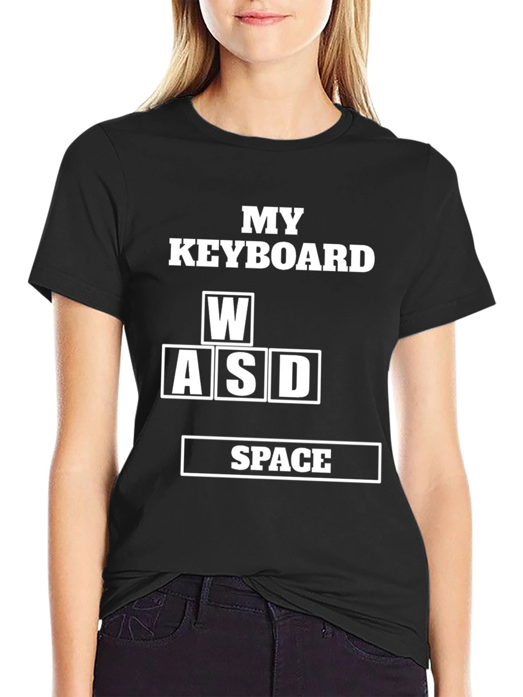Gamer Keyboard WASD Space T-Shirt