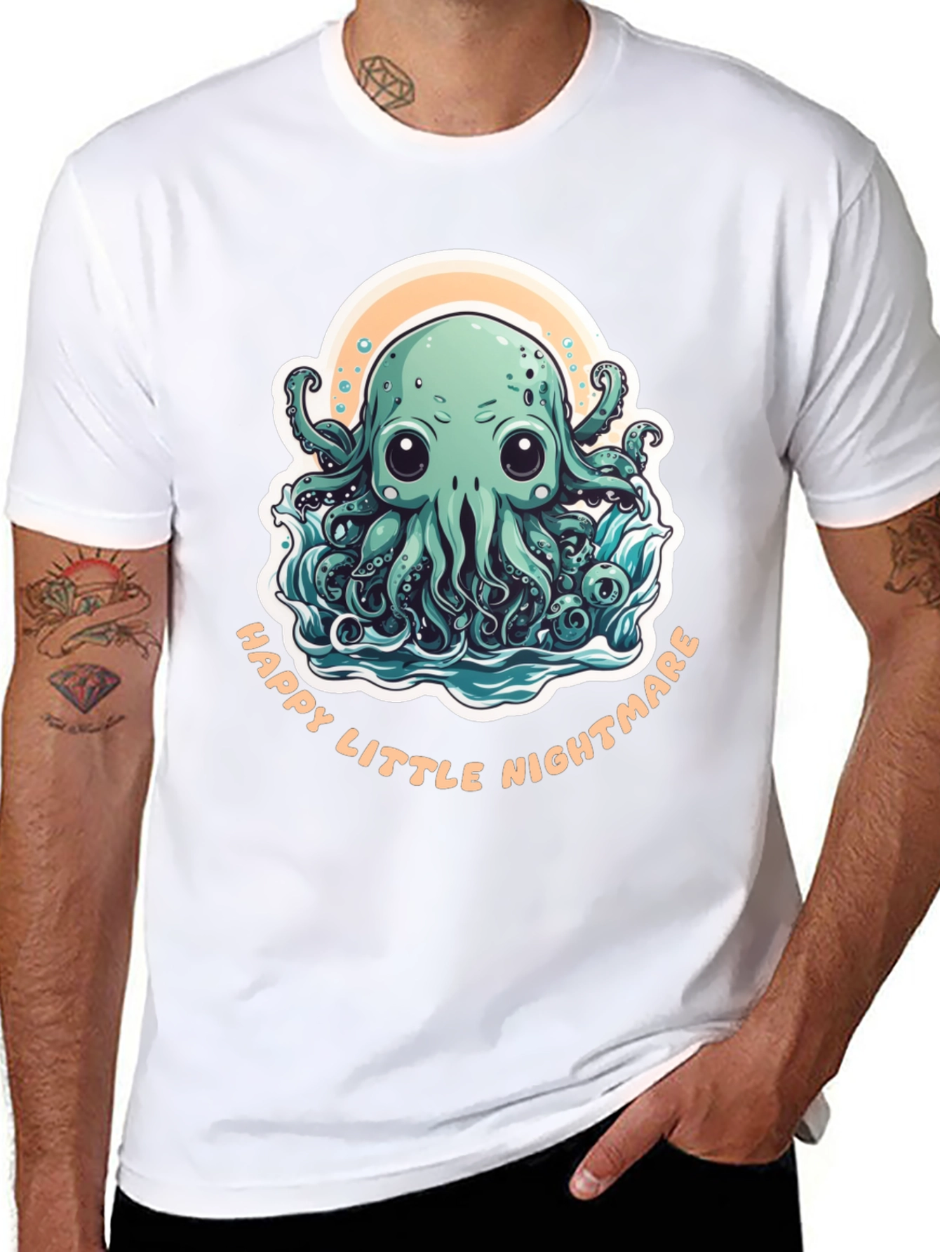 Happy Little Nightmare Octopus Graphic Tee