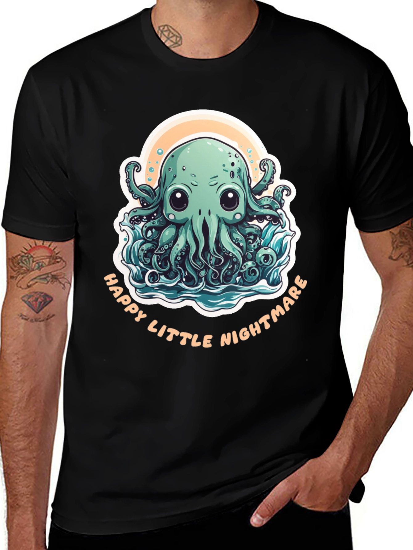 Happy Little Nightmare Octopus Graphic Tee