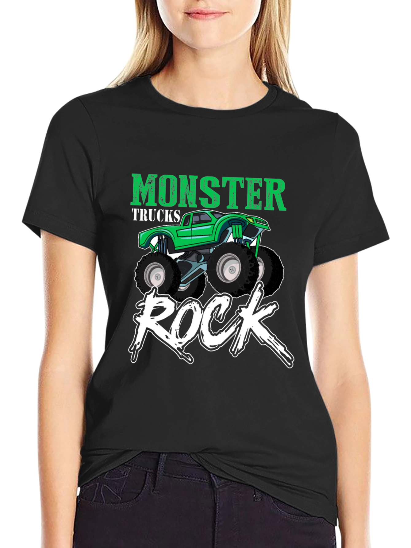 Monster Truck Rock Graphic T-Shirt