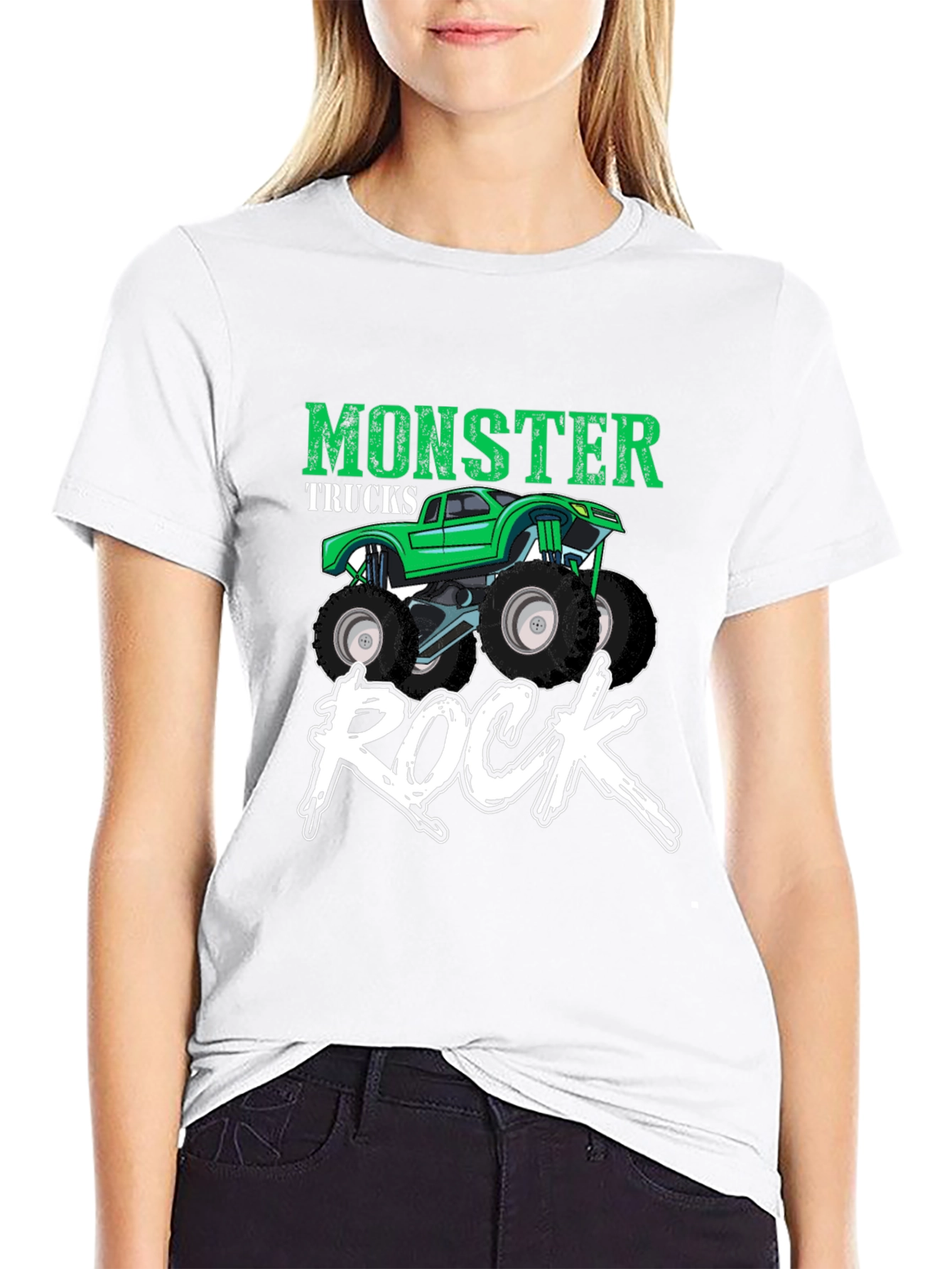 Monster Truck Rock Graphic T-Shirt