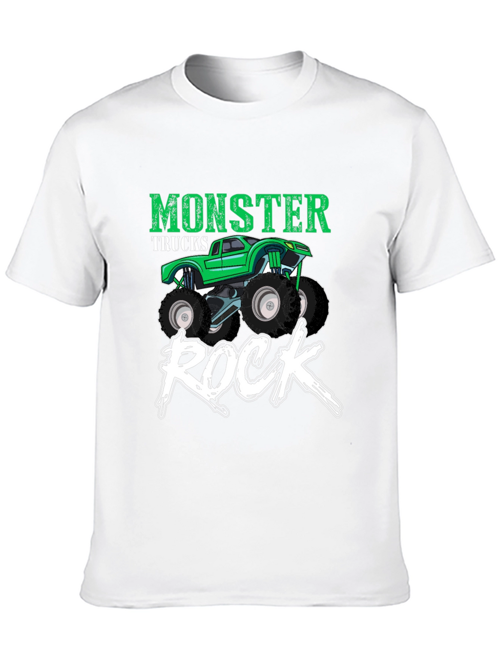 Monster Truck Rock Graphic T-Shirt