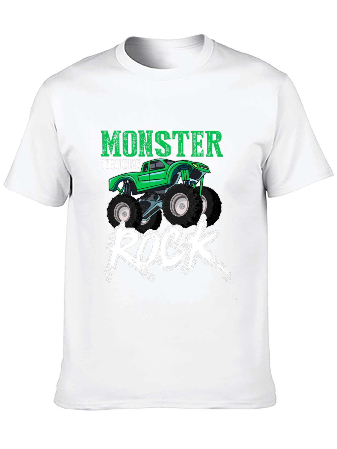 Monster Truck Rock Graphic T-Shirt