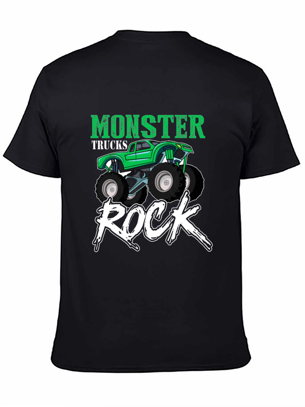 Monster Truck Rock Graphic T-Shirt