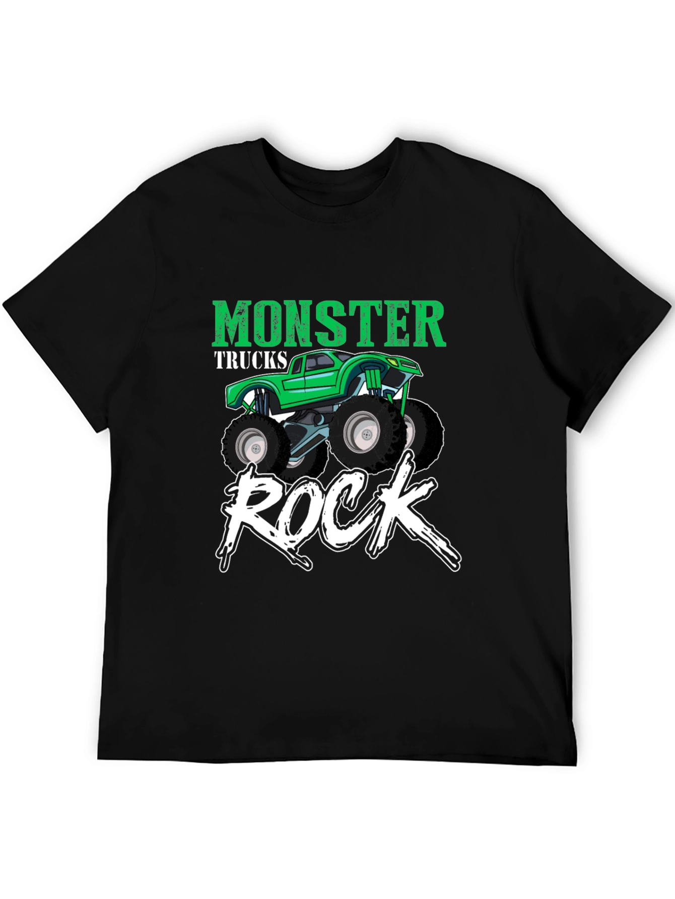 Monster Truck Rock Graphic T-Shirt