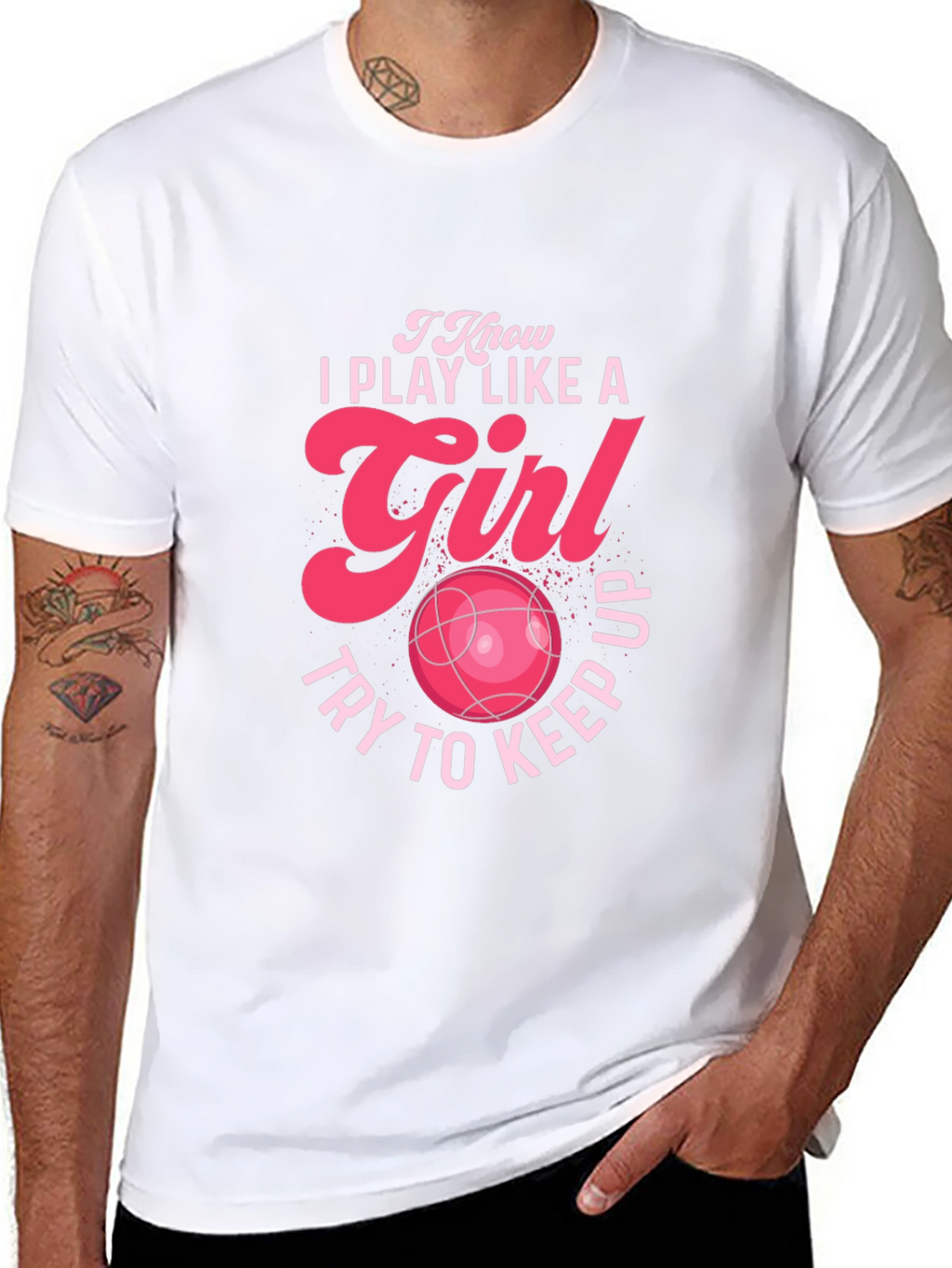 I Play Like a Girl Graphic T-Shirt