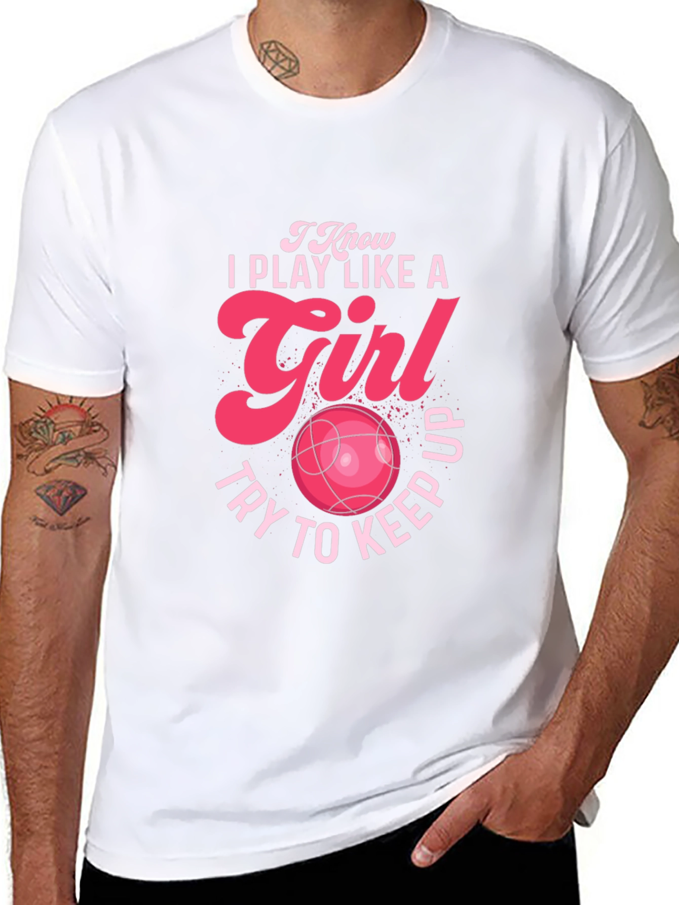 I Play Like a Girl Graphic T-Shirt