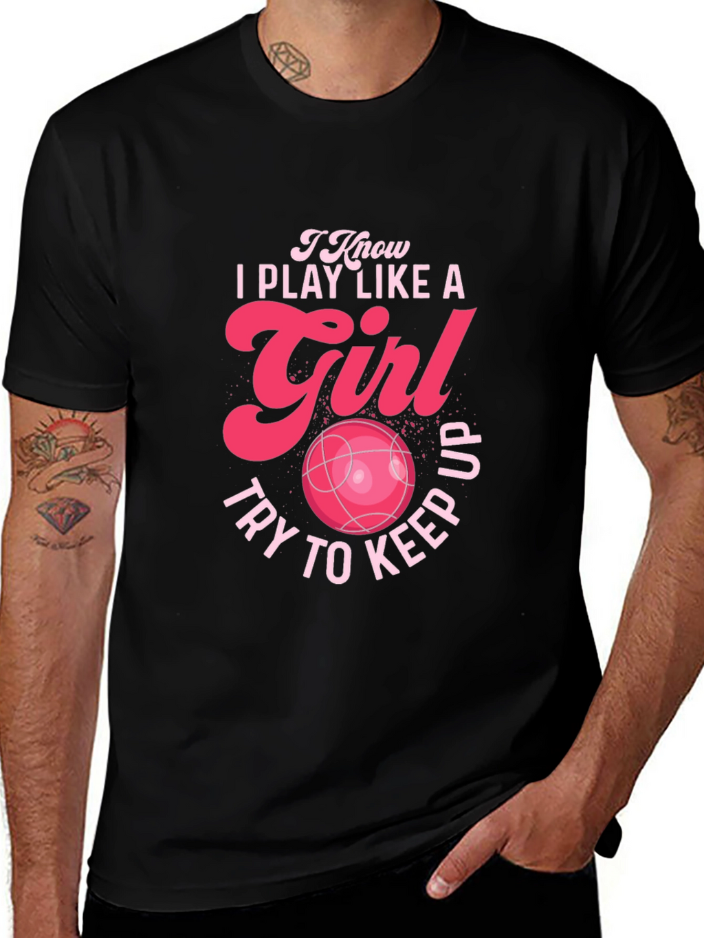 I Play Like a Girl Graphic T-Shirt