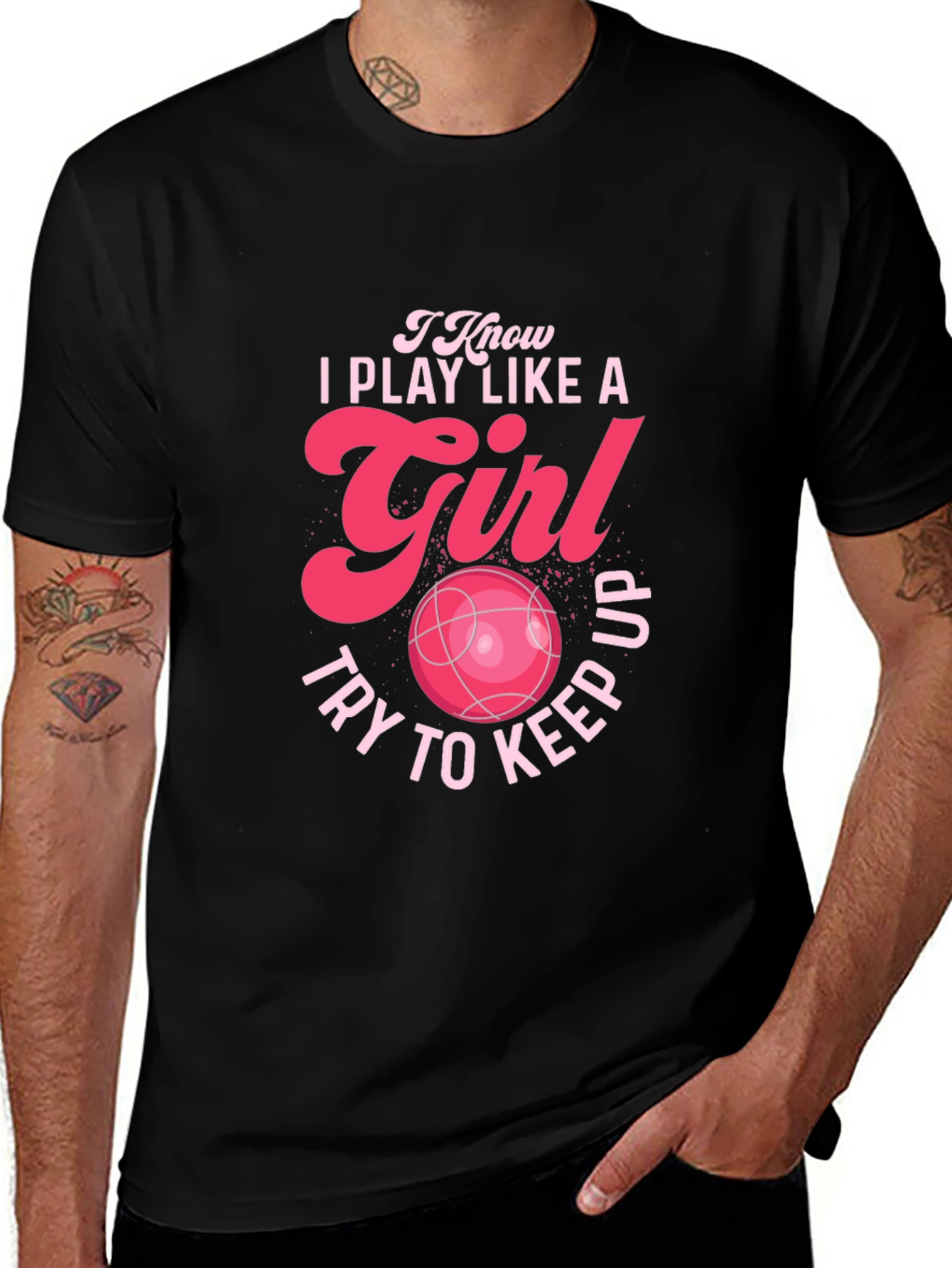 I Play Like a Girl Graphic T-Shirt