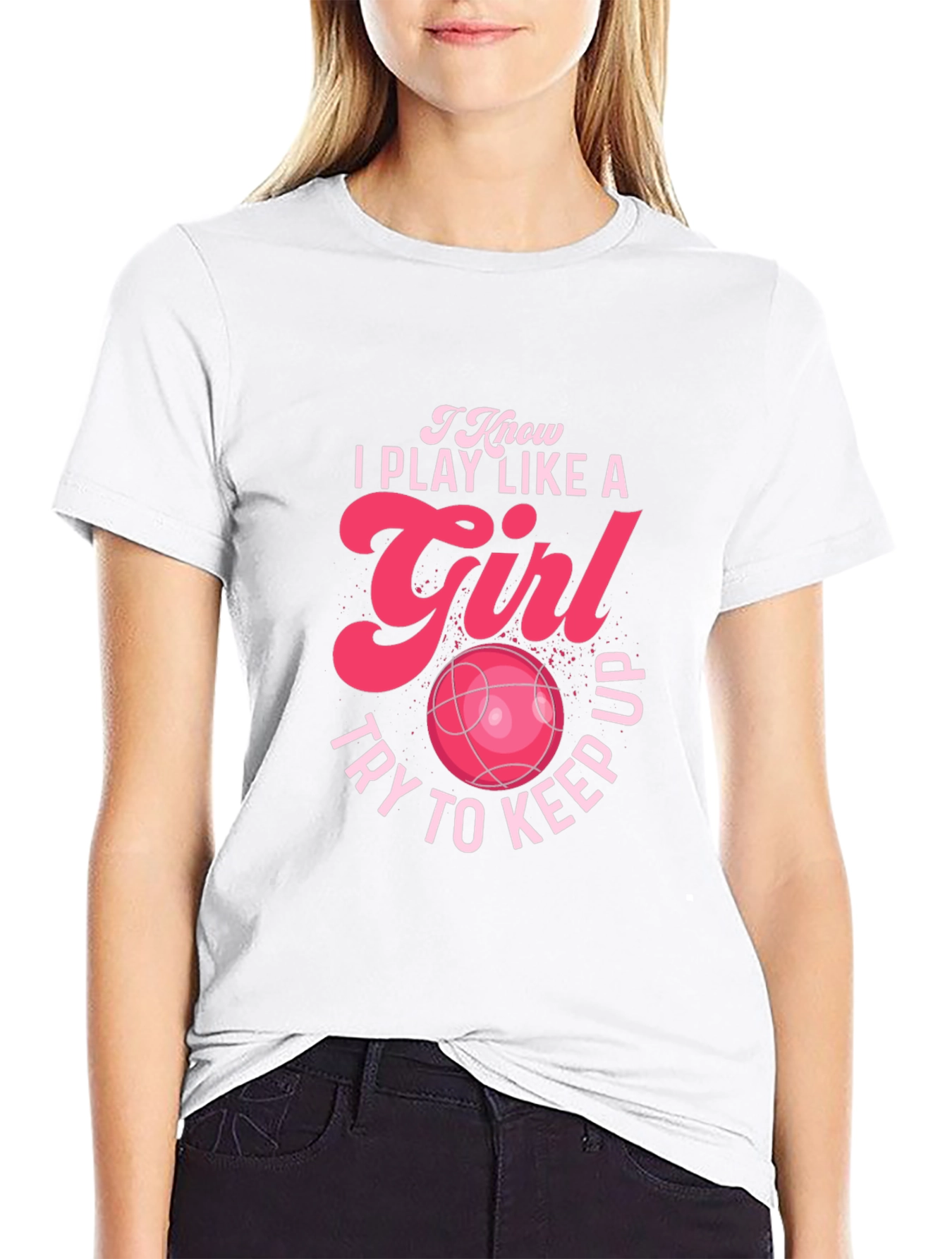 I Play Like a Girl Graphic T-Shirt