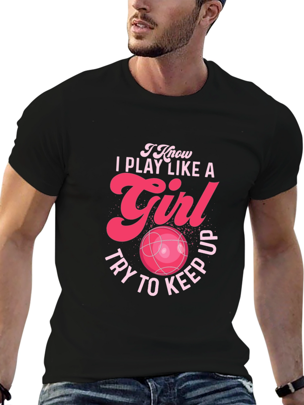 I Play Like a Girl Graphic T-Shirt