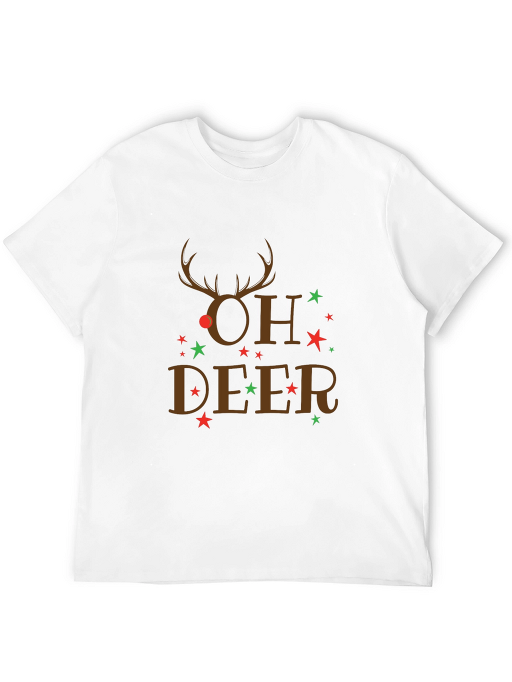 Funny Christmas Graphic T-Shirt - Oh Deer