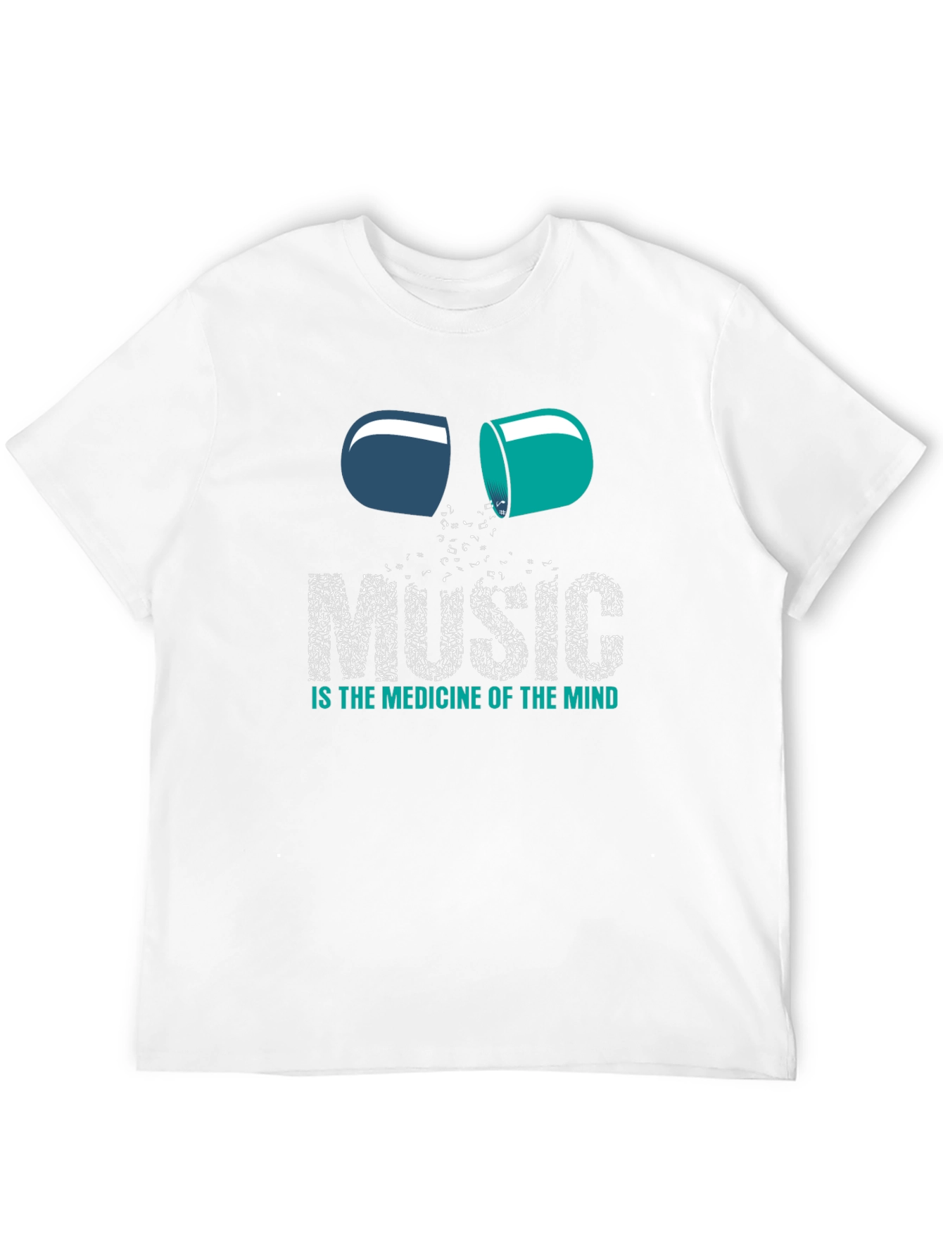 Music is the Medicine Graphic Tee - Black Unisex