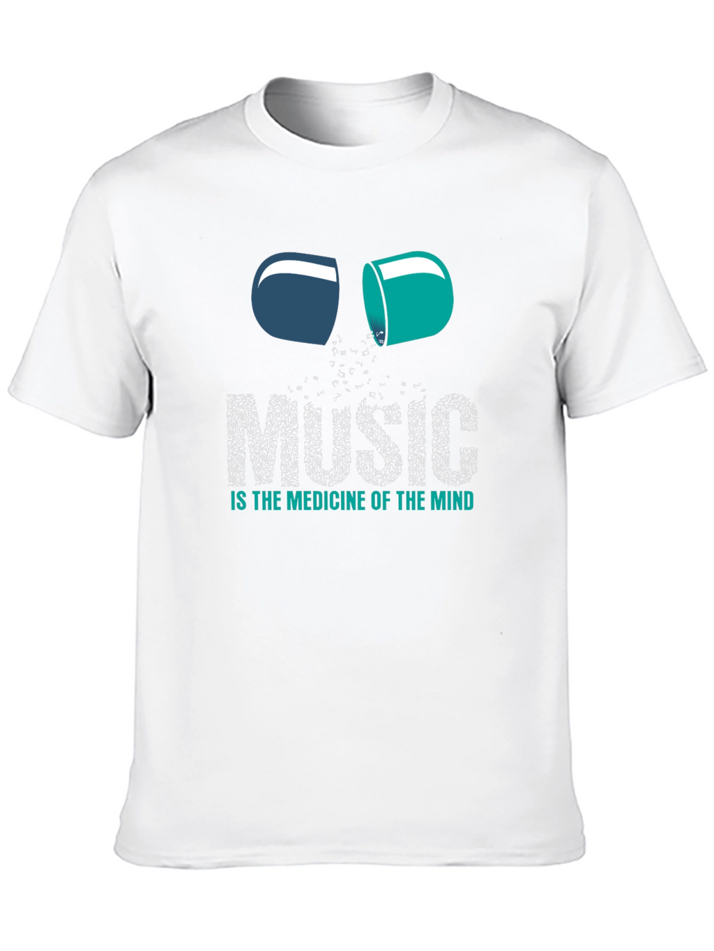 Music is the Medicine Graphic Tee - Black Unisex