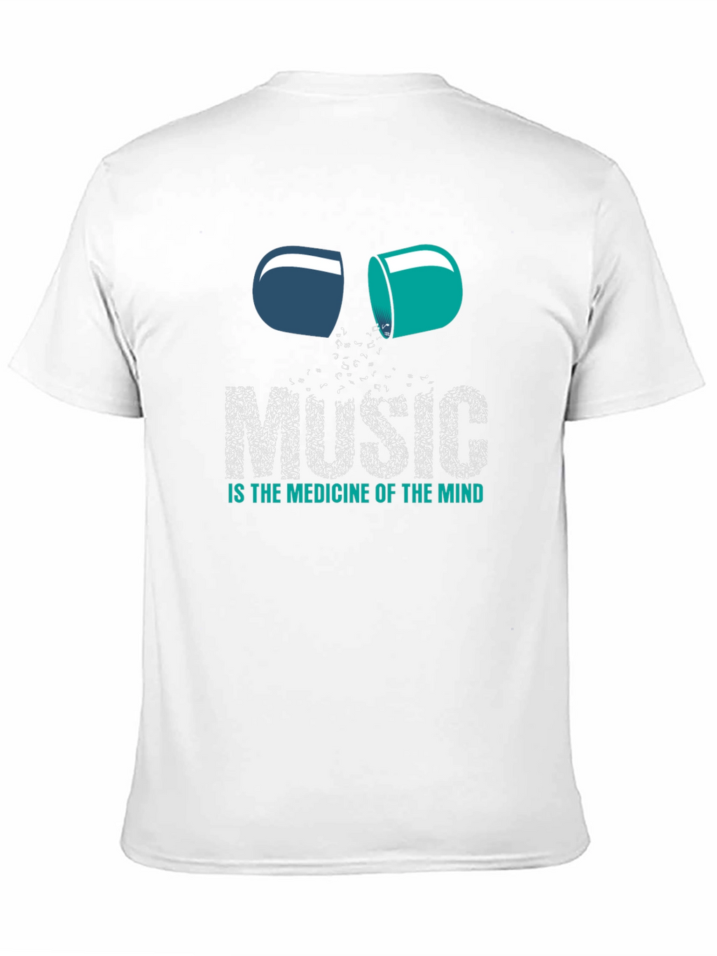 Music is the Medicine Graphic Tee - Black Unisex