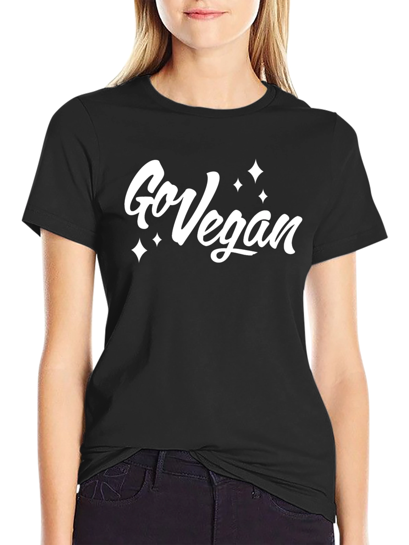 Go Vegan T-Shirt - Stylish Graphic Tee