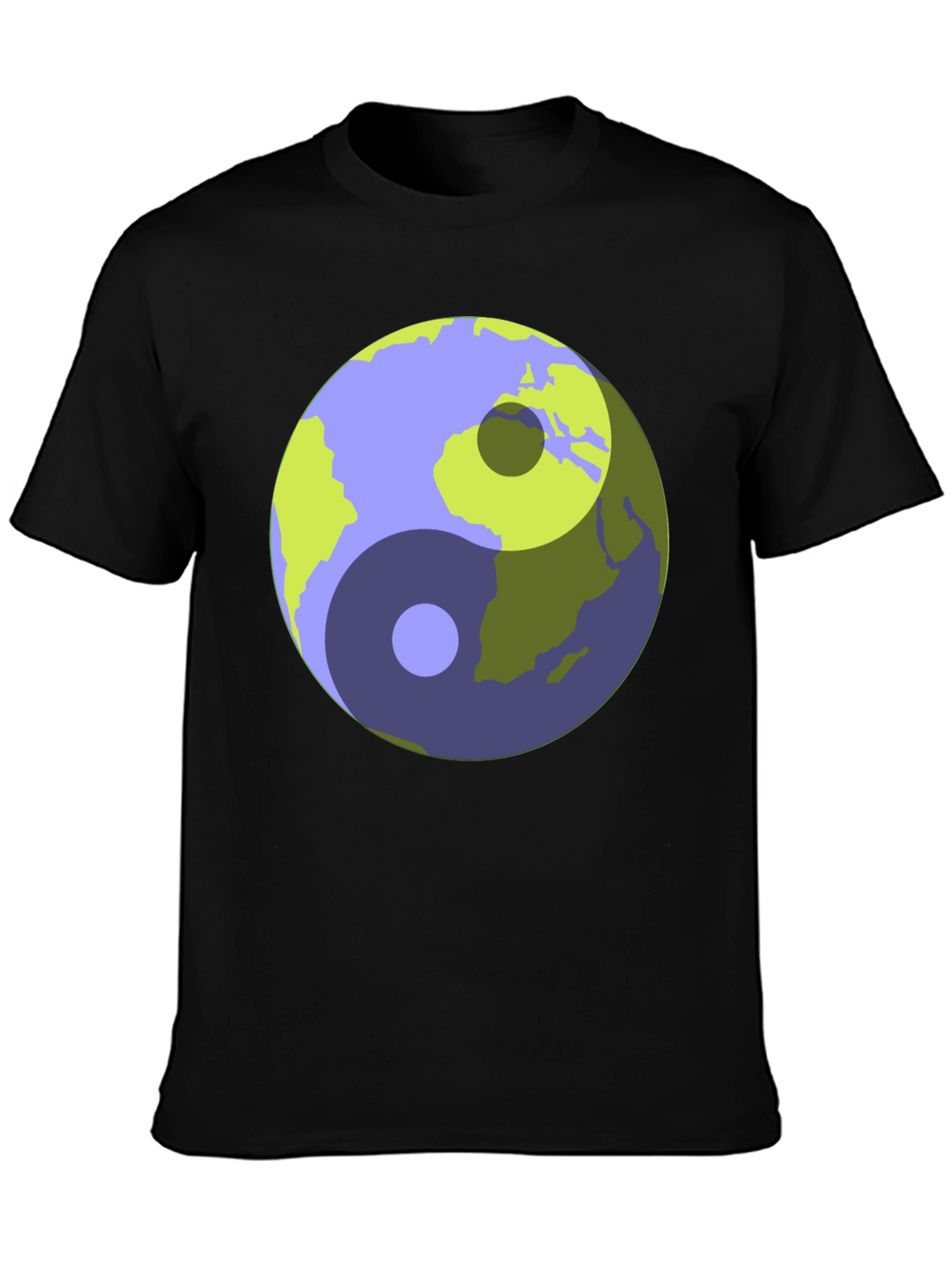 Yin Yang Earth Graphic T-Shirt