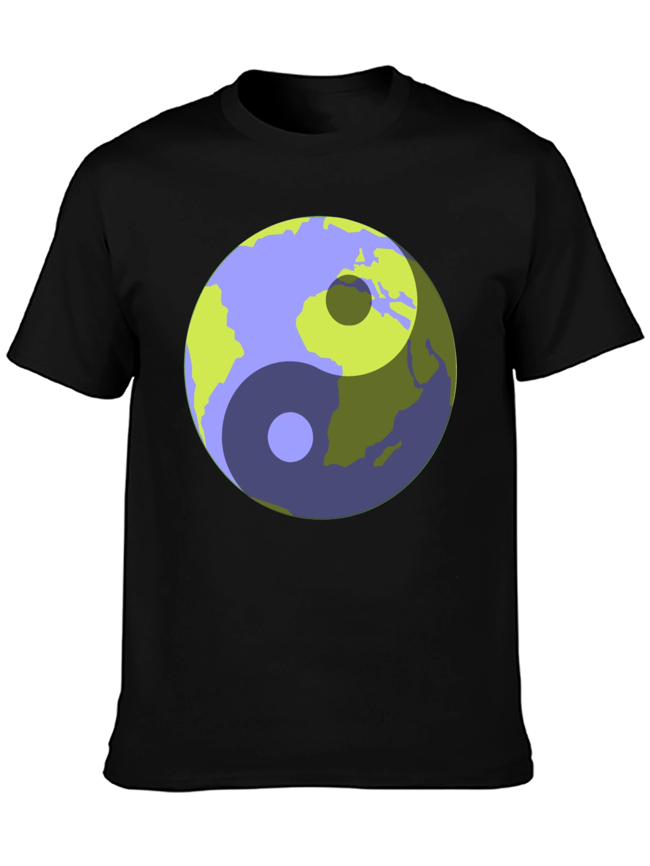Yin Yang Earth Graphic T-Shirt
