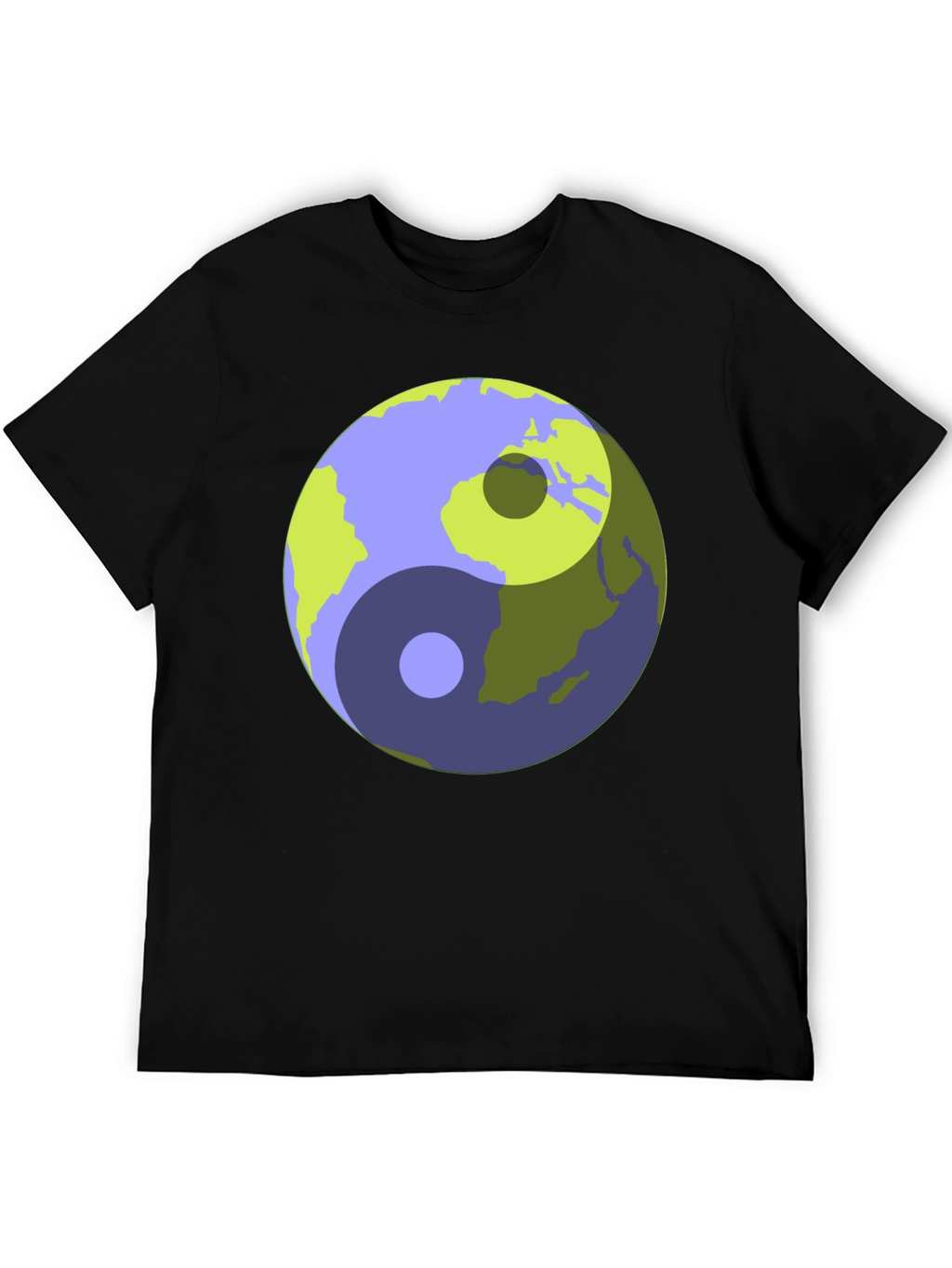 Yin Yang Earth Graphic T-Shirt