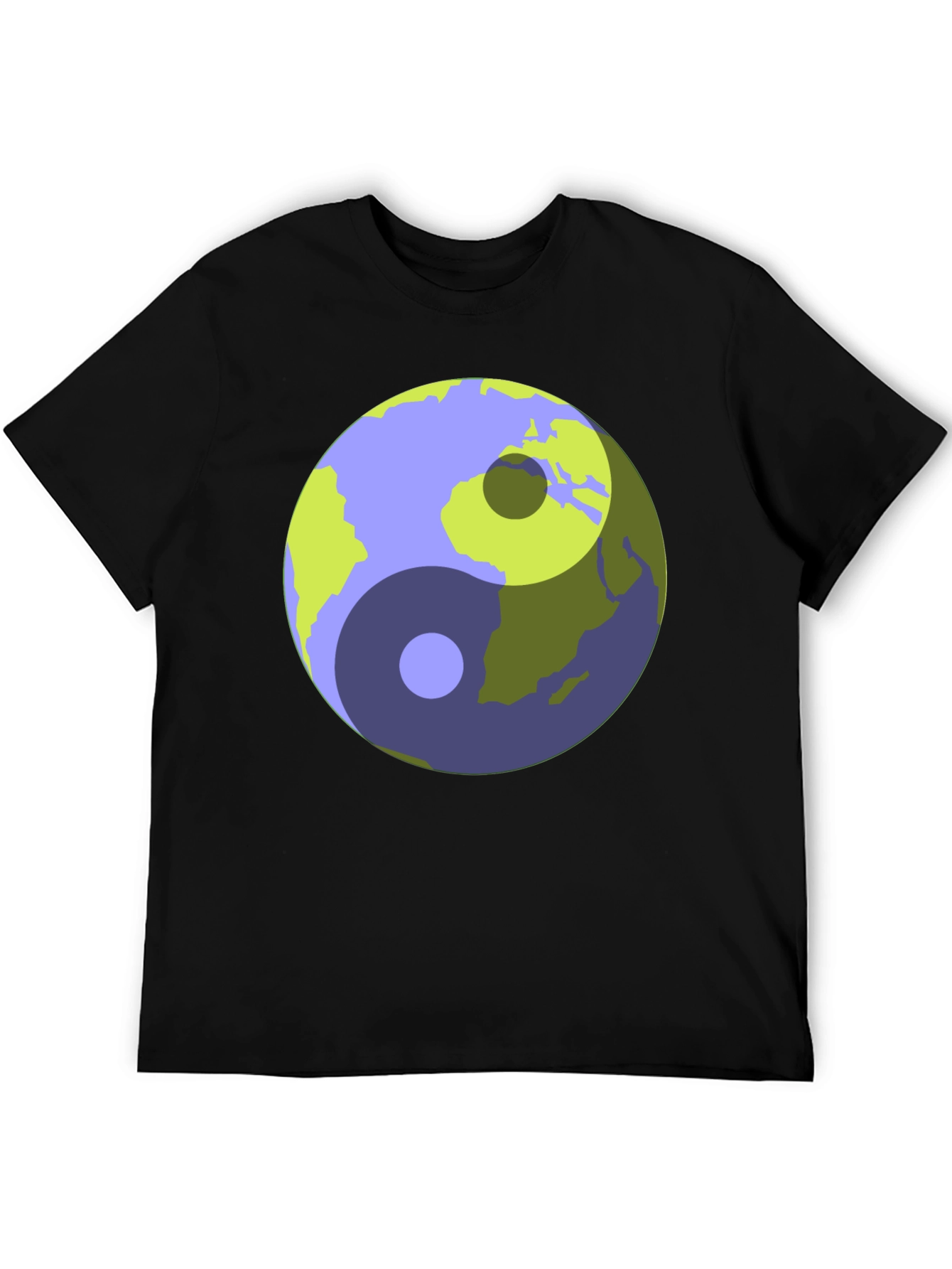 Yin Yang Earth Graphic T-Shirt