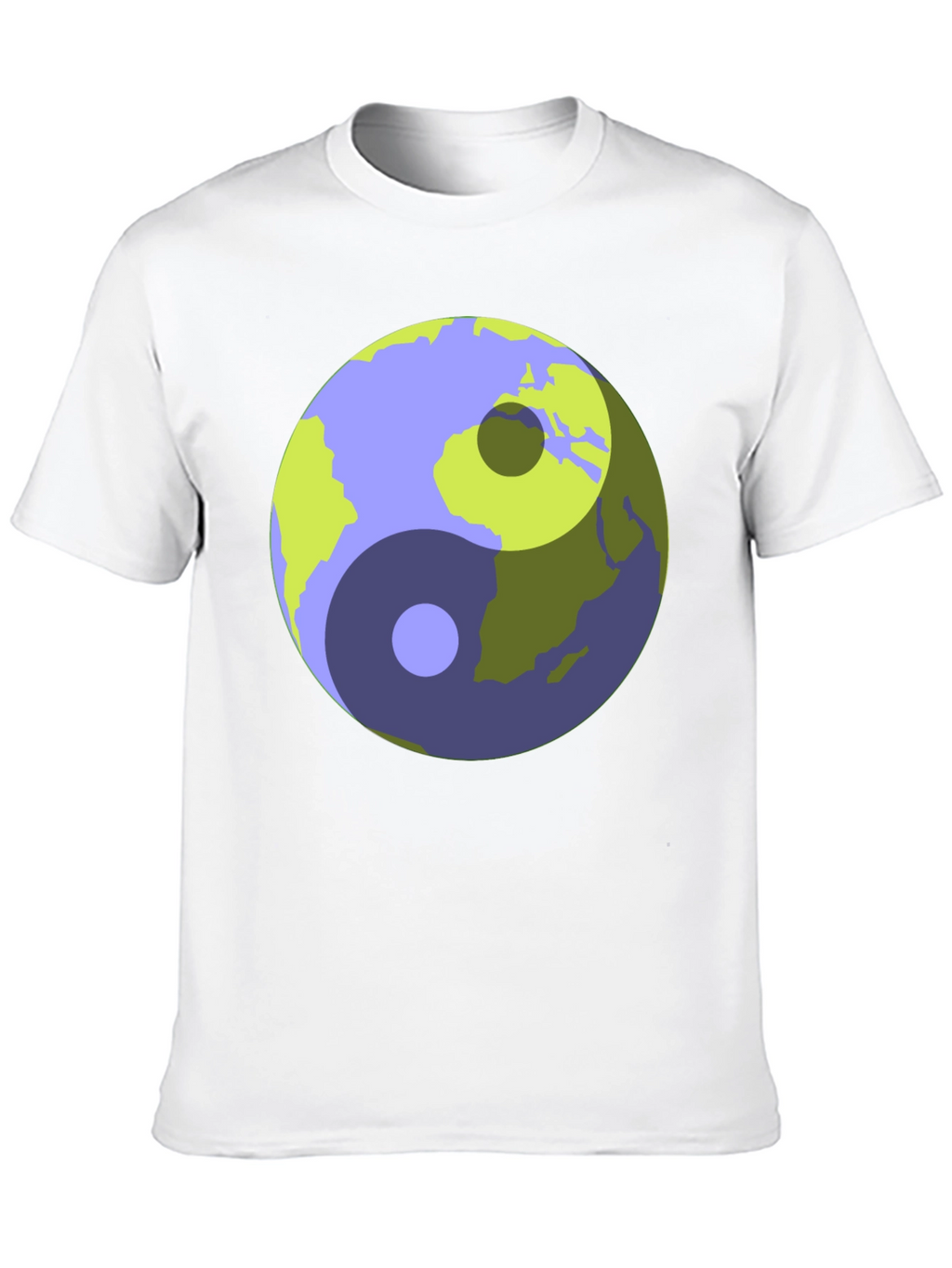 Yin Yang Earth Graphic T-Shirt