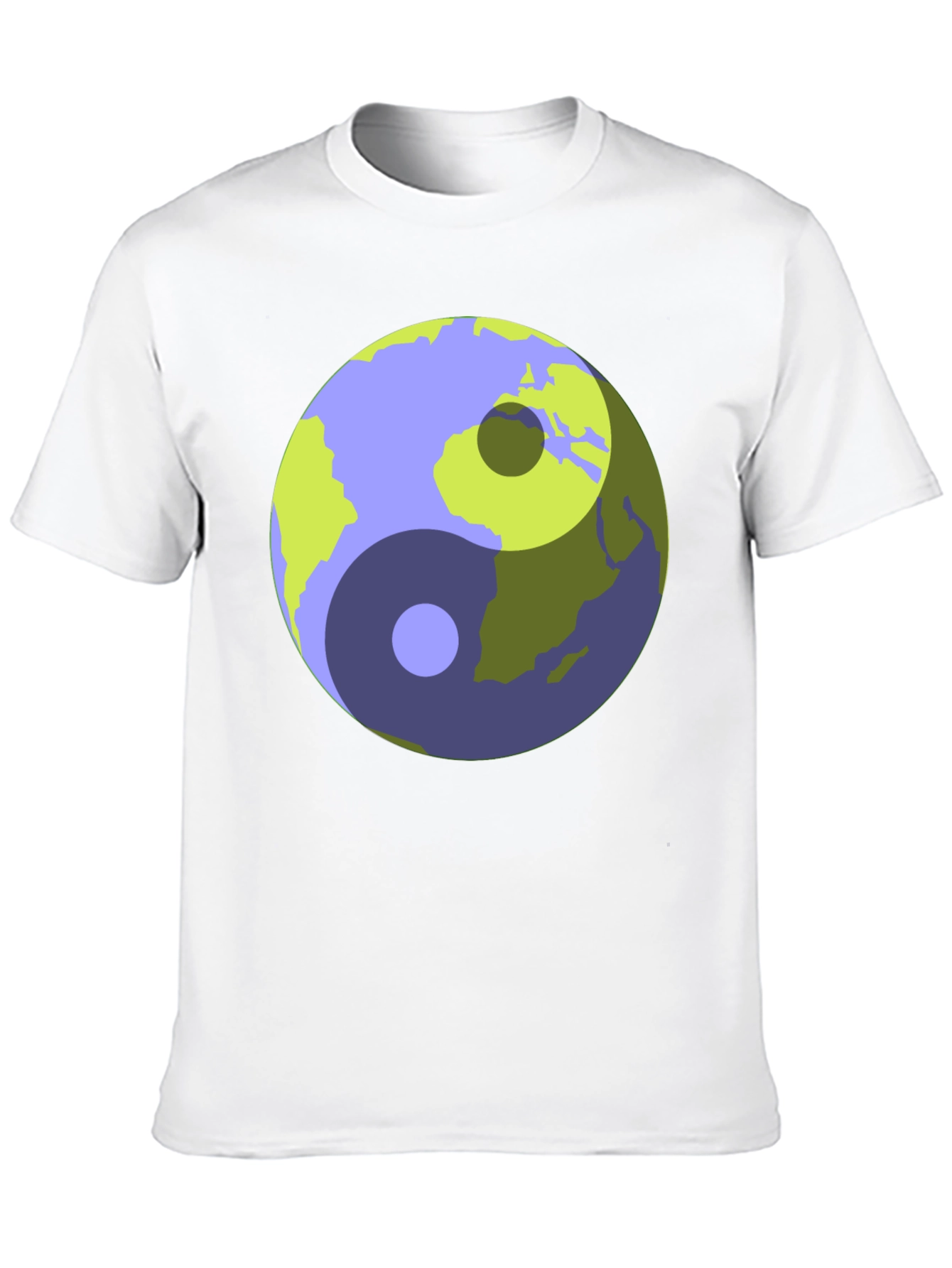 Yin Yang Earth Graphic T-Shirt