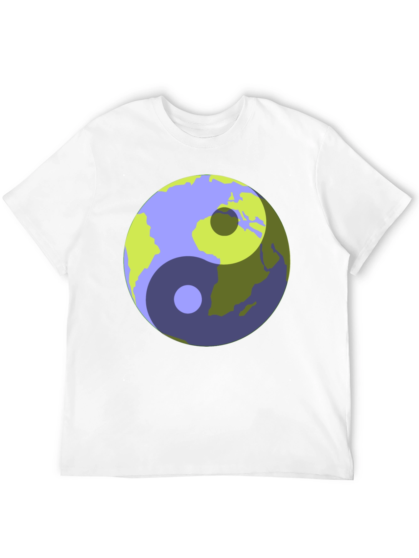 Yin Yang Earth Graphic T-Shirt