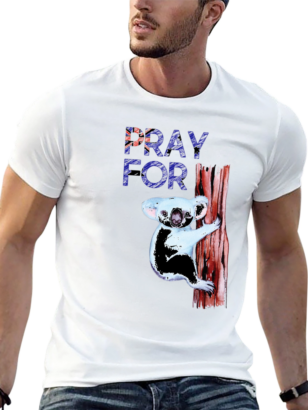 Pray for Australia Koala T-Shirt