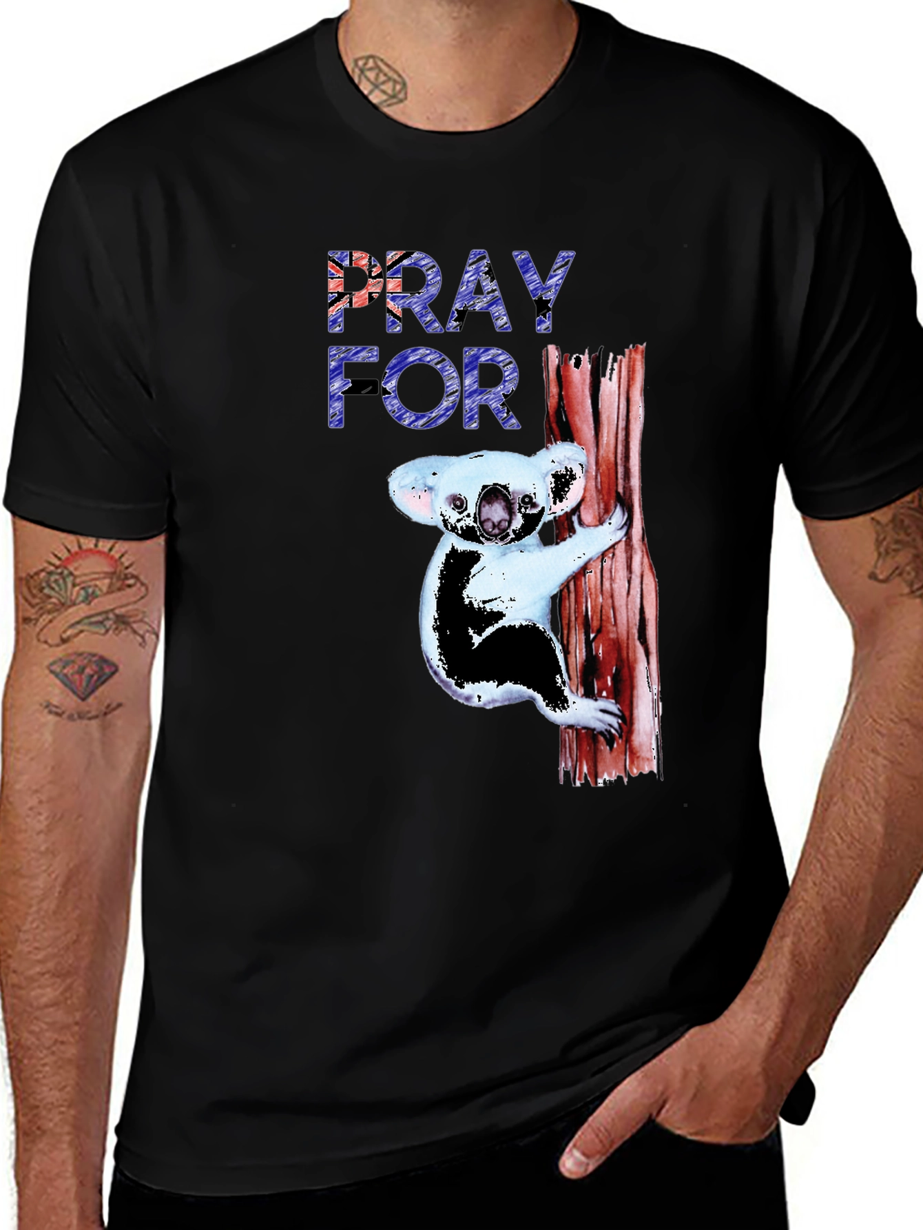 Pray for Australia Koala T-Shirt