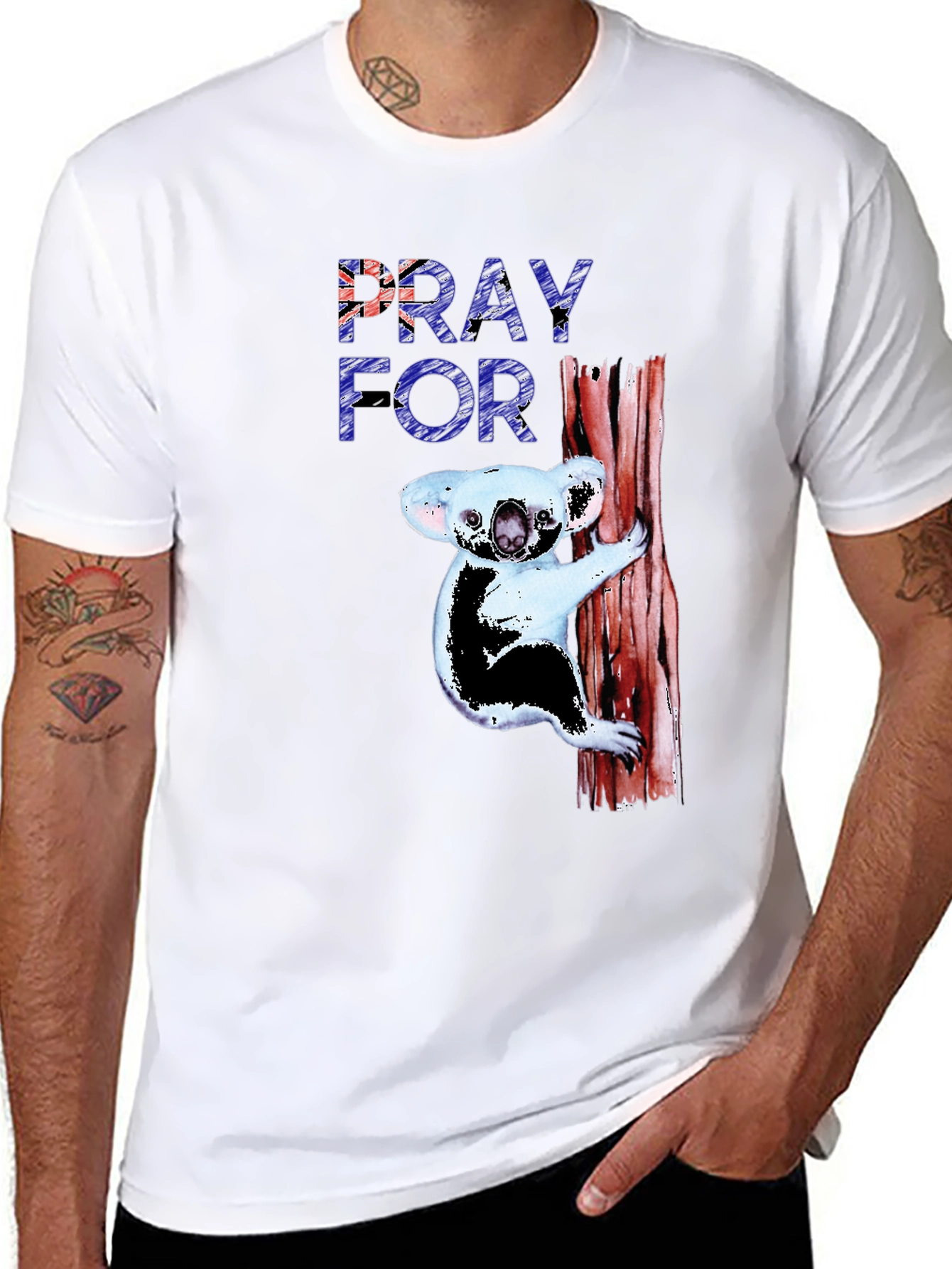 Pray for Australia Koala T-Shirt