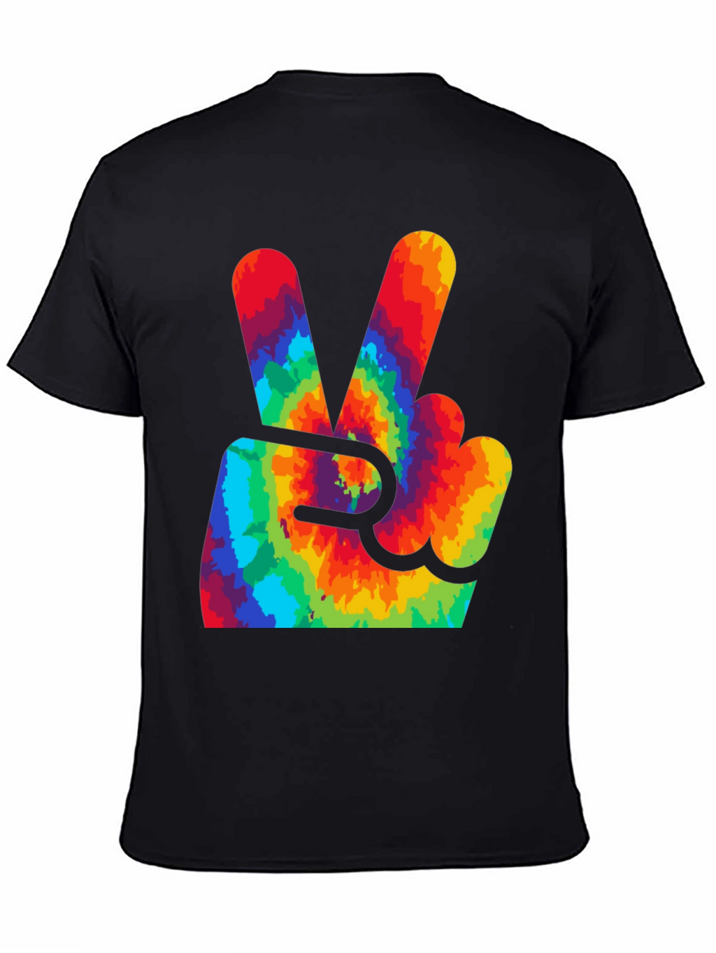 Peace Sign Tie-Dye Graphic Tee