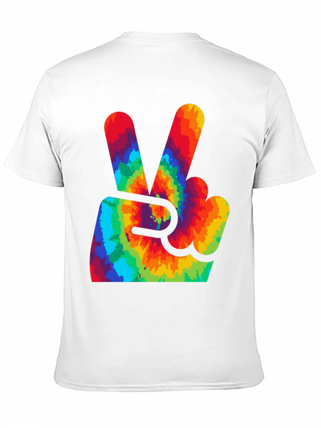 Peace Sign Tie-Dye Graphic Tee