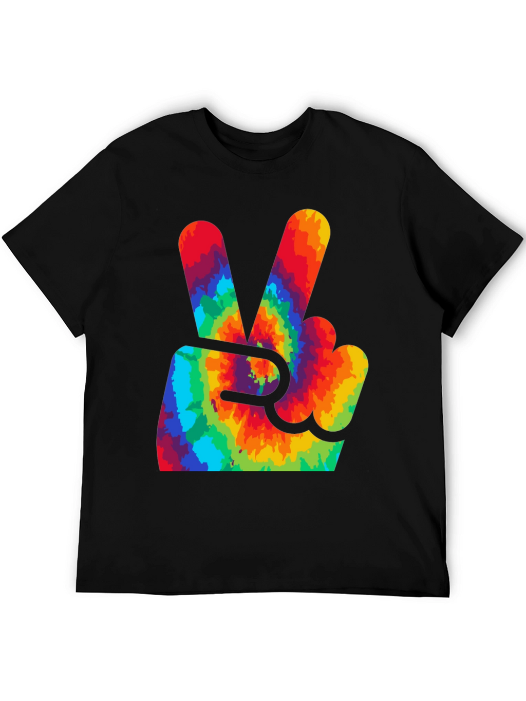 Peace Sign Tie-Dye Graphic Tee