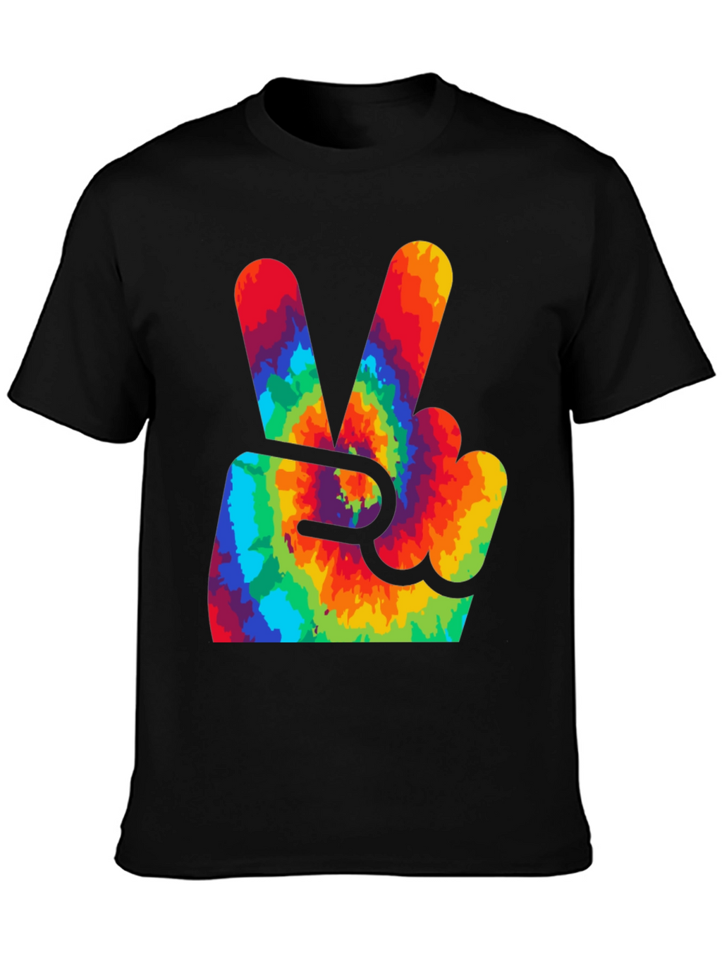 Peace Sign Tie-Dye Graphic Tee