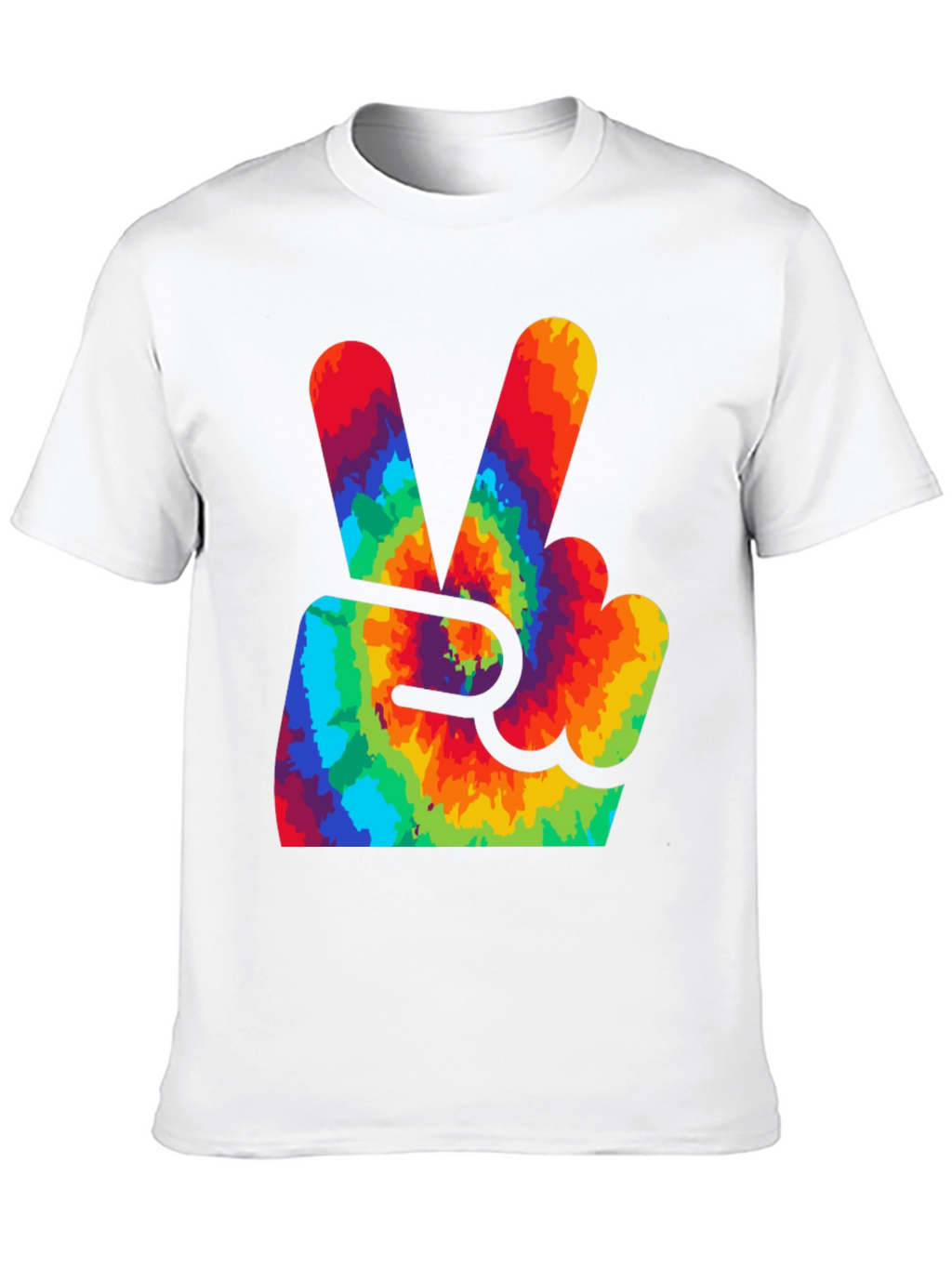 Peace Sign Tie-Dye Graphic Tee