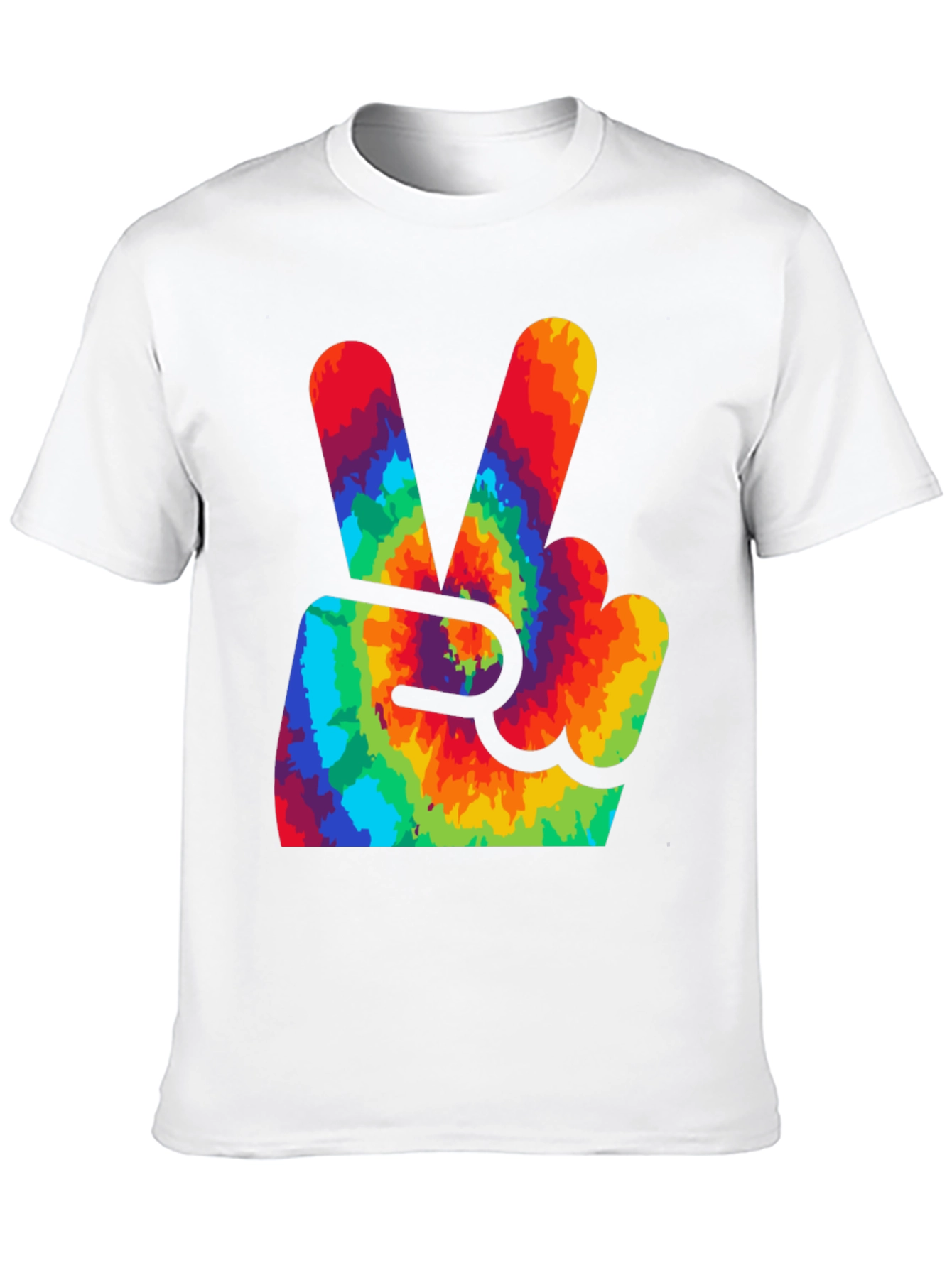 Peace Sign Tie-Dye Graphic Tee