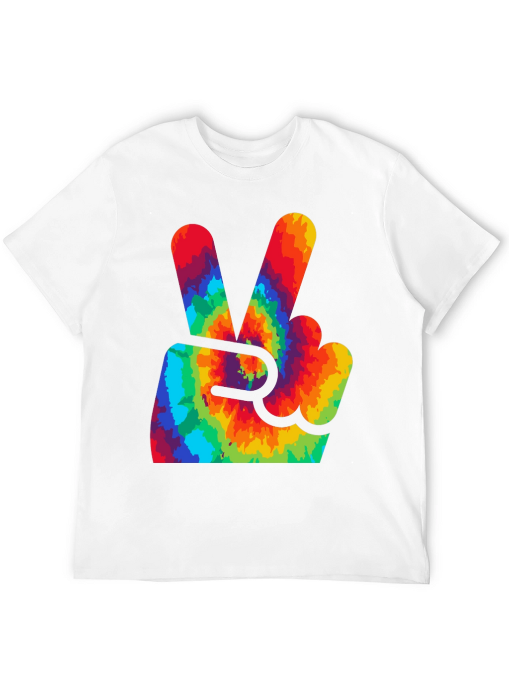 Peace Sign Tie-Dye Graphic Tee