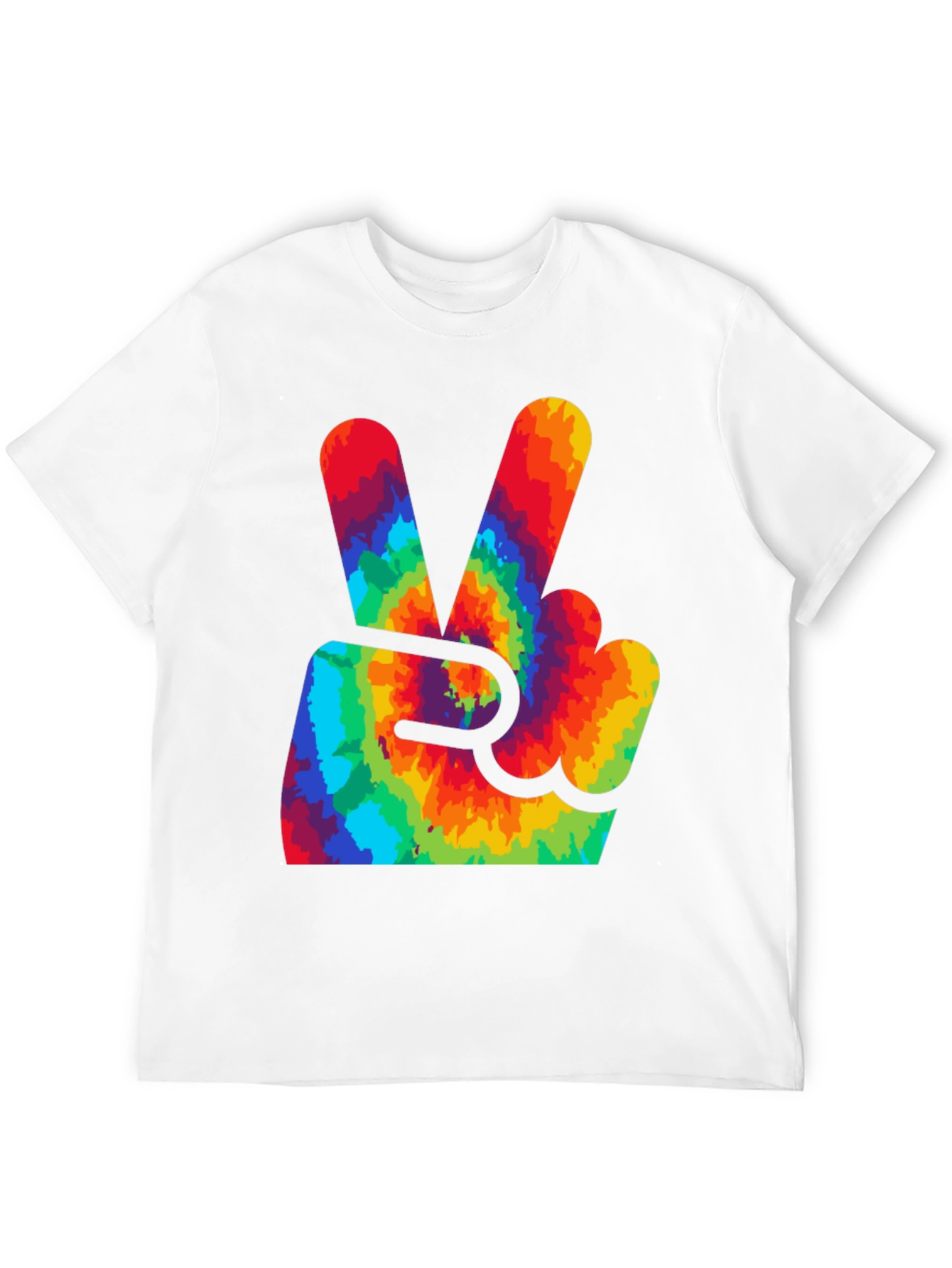 Peace Sign Tie-Dye Graphic Tee