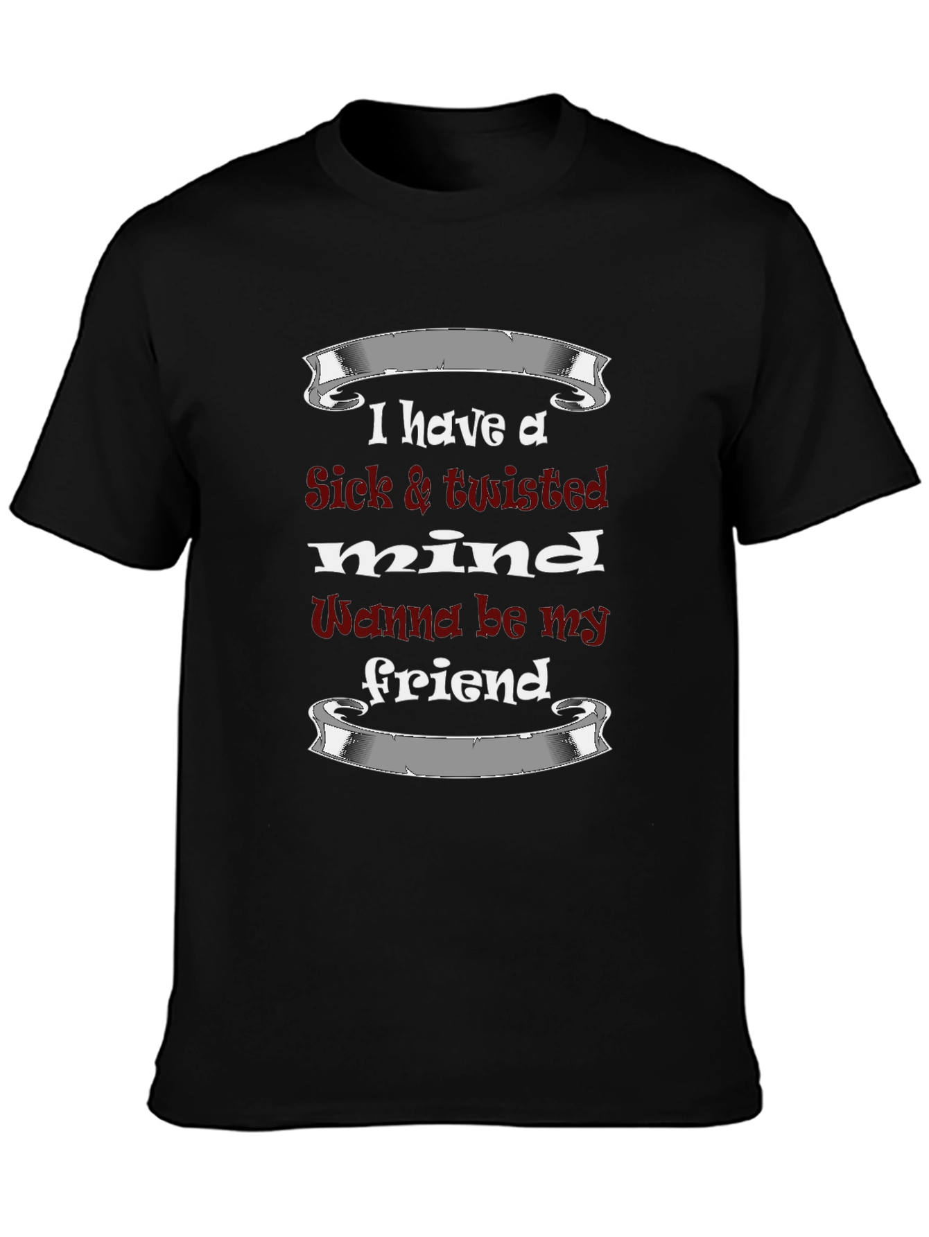 Twisted Mind Graphic Tee - Funny Slogan T-Shirt
