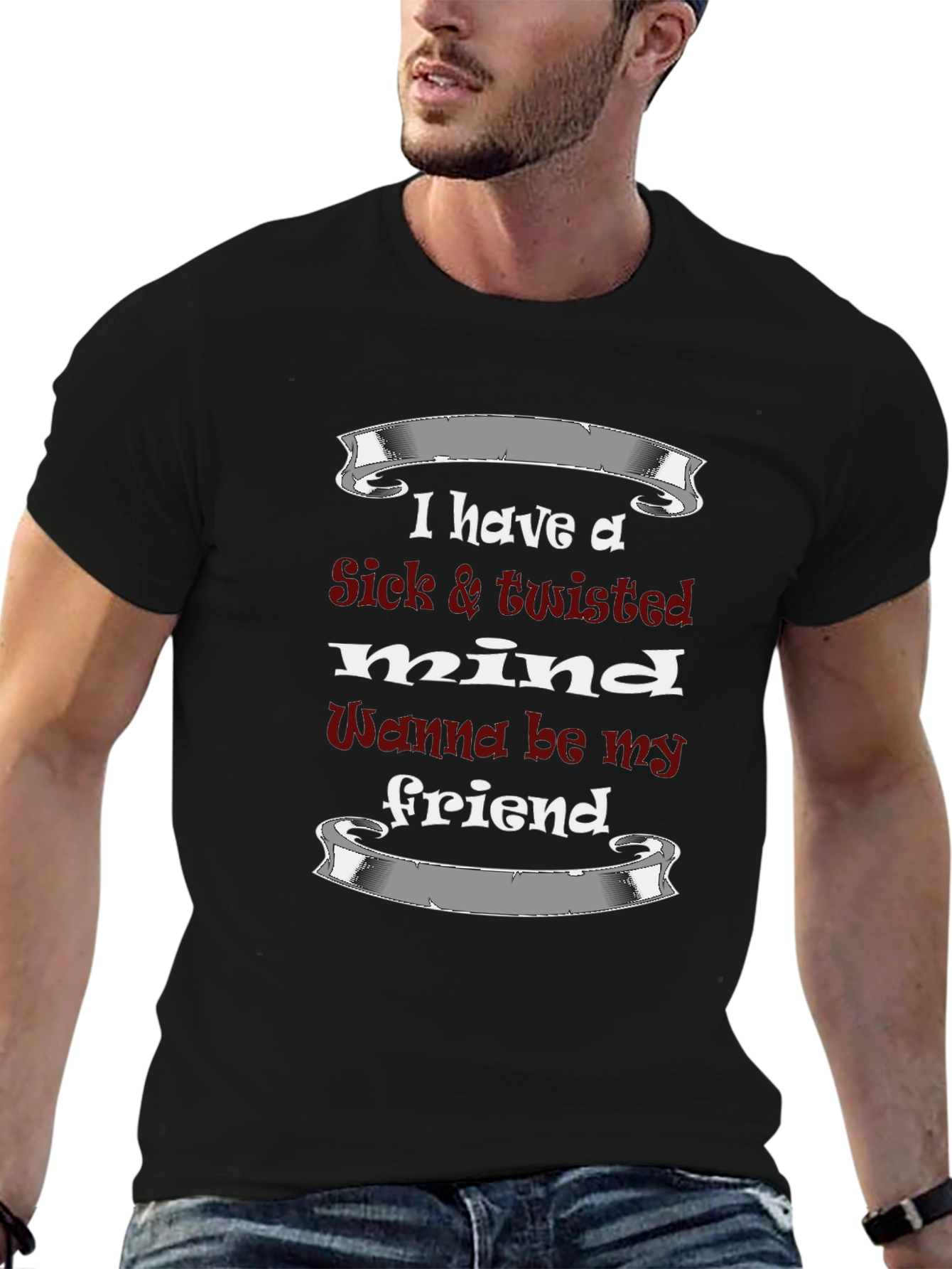 Twisted Mind Graphic Tee - Funny Slogan T-Shirt