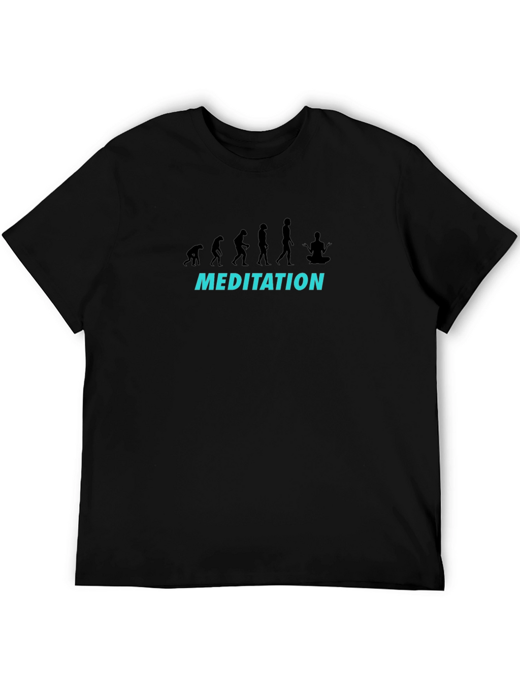 Meditation Evolution Graphic T-Shirt